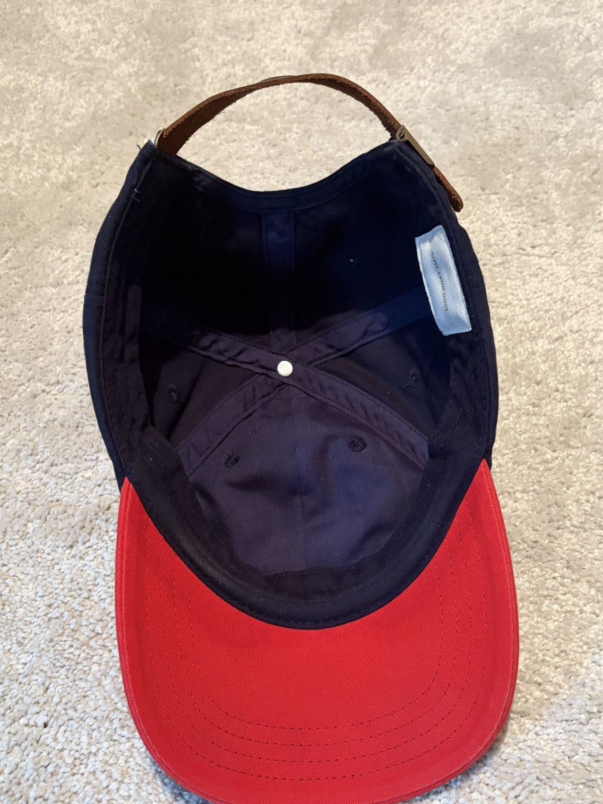 Aime Leon Dore Aime Leon Dore ‘A’ Logo Hat - Navy Blazer / Barbados Chery Size ONE SIZE - 3 Thumbnail