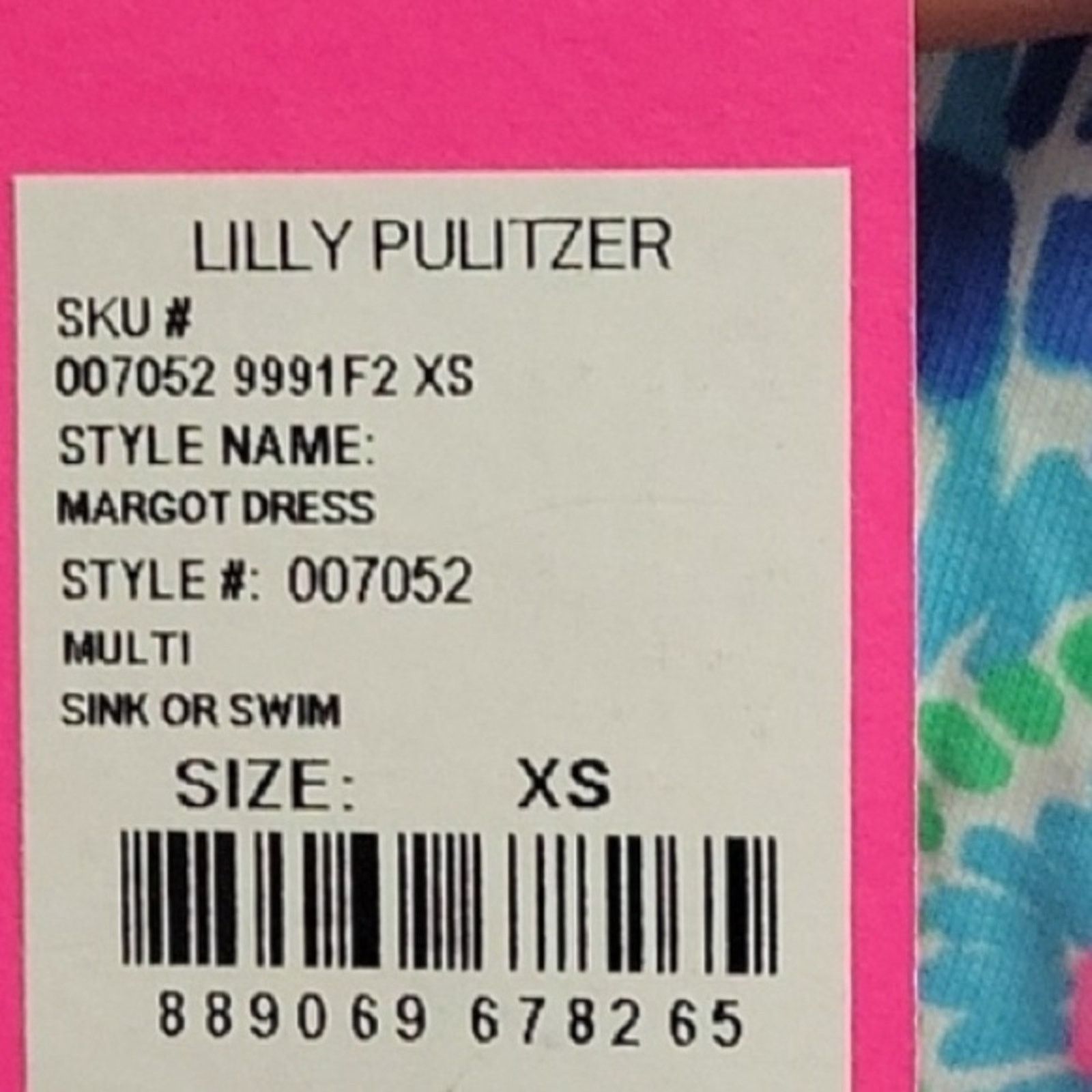 Lilly Pulitzer Lilly Pulitzer Margot Swing Dress Size XS Sink or Swim Size XS / US 0-2 / IT 36-38 - 3 Thumbnail