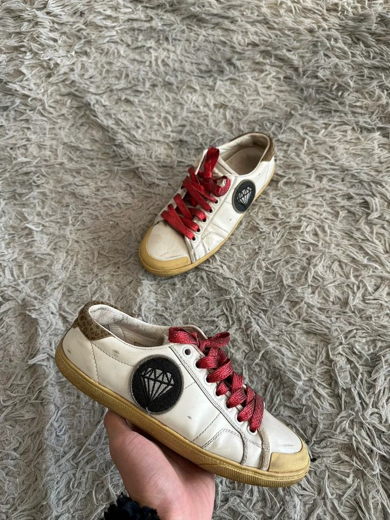 Saint Laurent Paris Saint Laurent Paris Diamonds make old leopard tail low-top Size US 6.5 / IT 36.5 - 1 Thumbnail