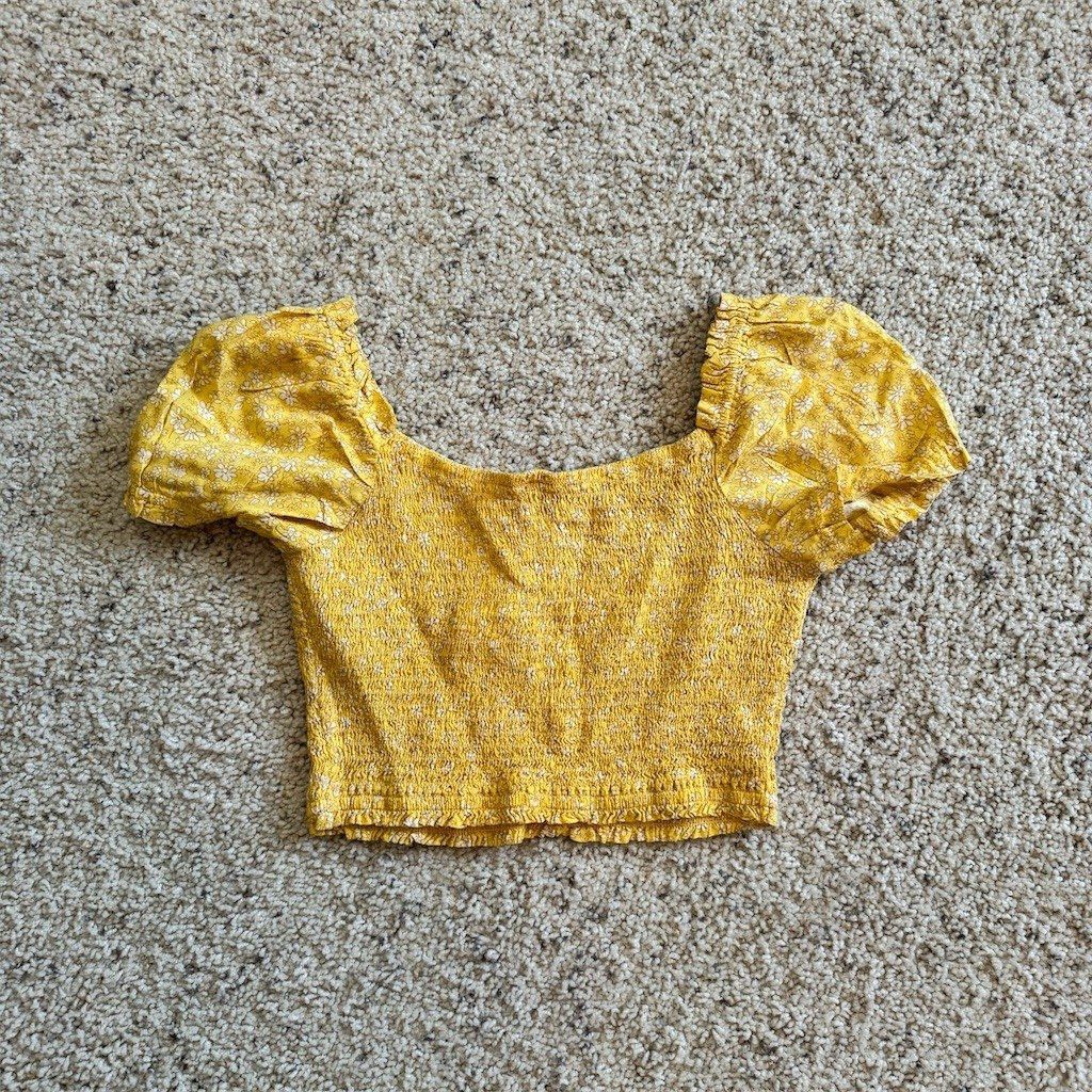 Hollister Hollister 2-Piece Matching Set Womens Size S/M Yellow Flora Size S / US 4 / IT 40 - 3 Thumbnail