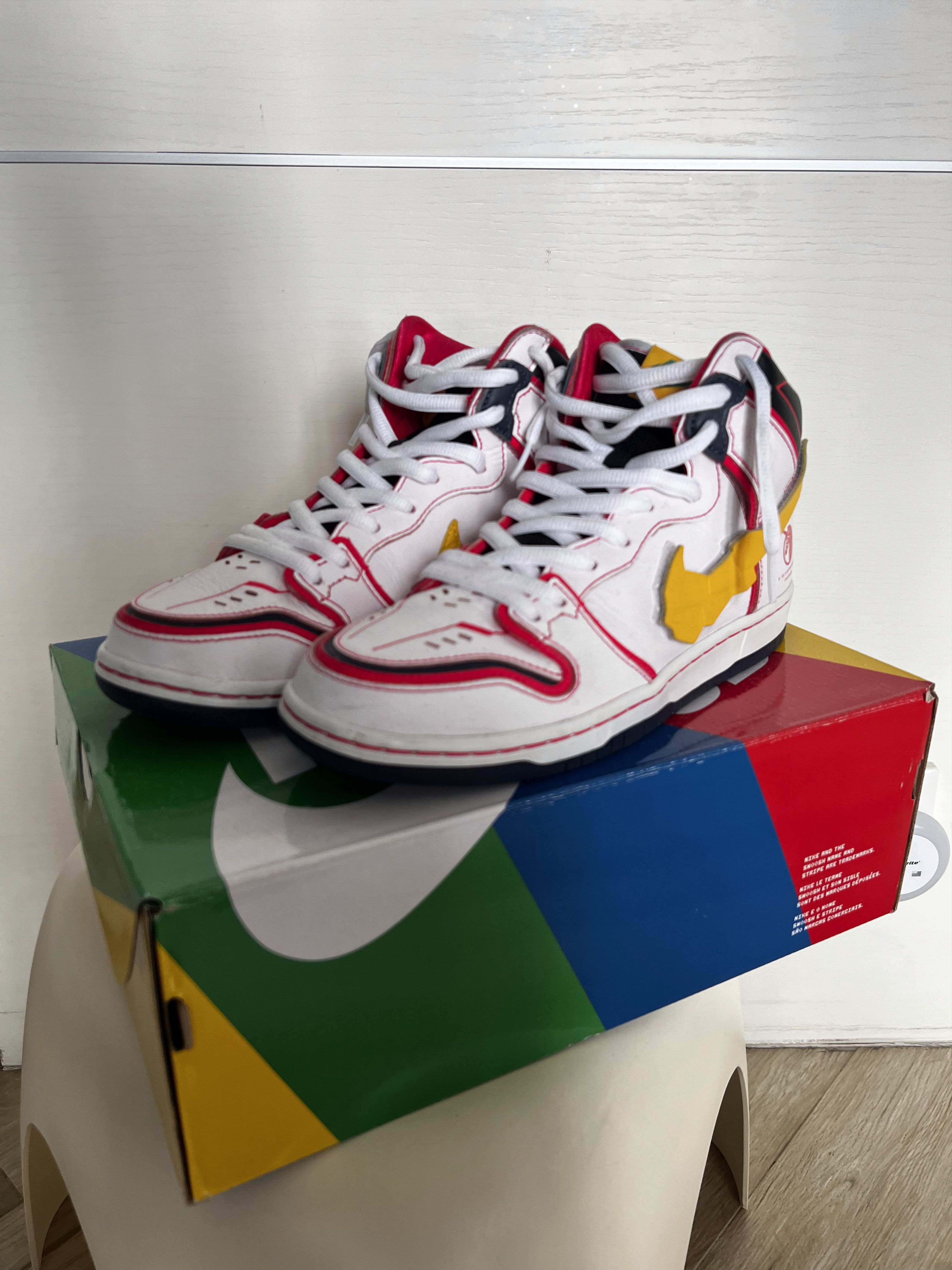 Nike × Off-White Nike SB Dunk High RX-0 Unicorn Gundam | Grailed