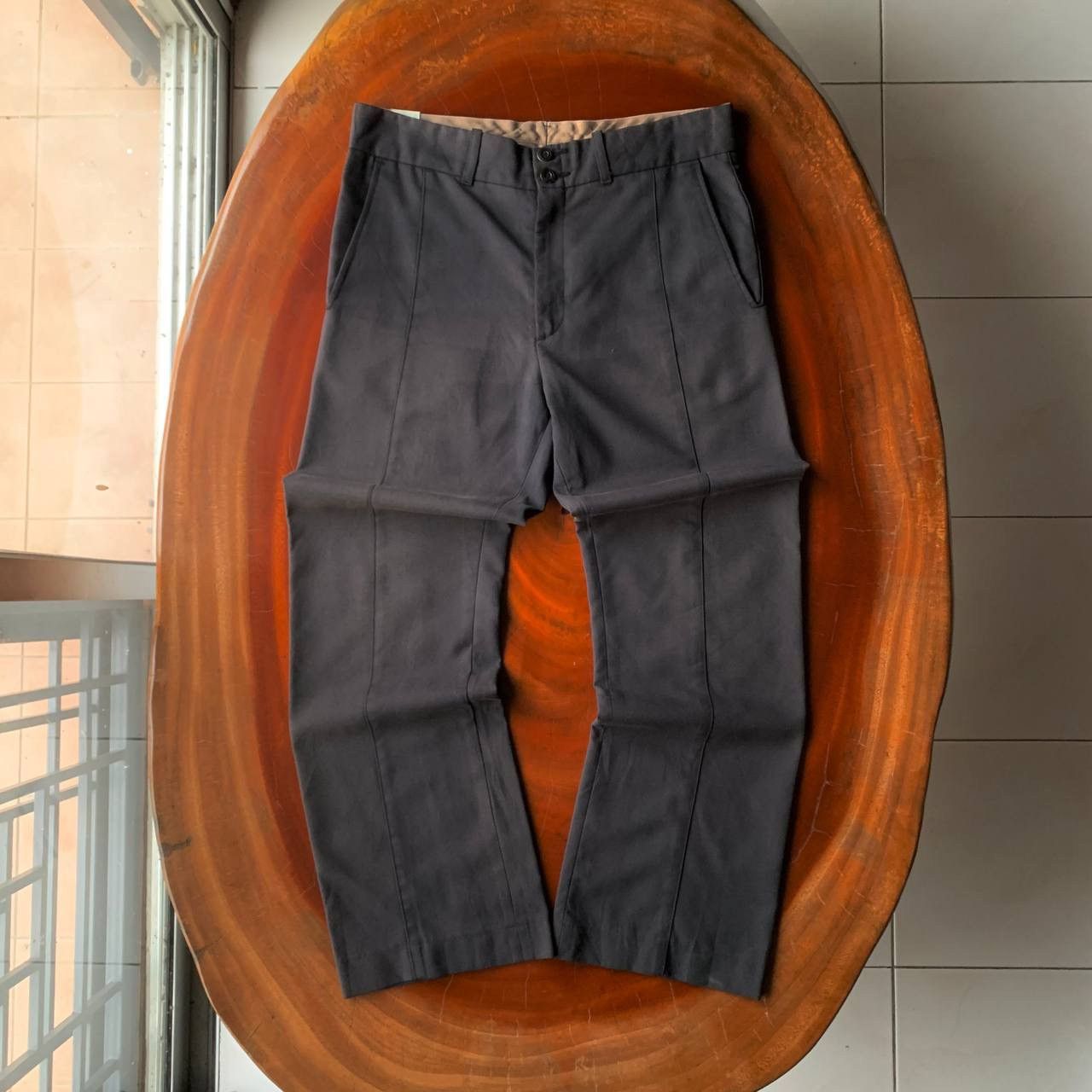 N.Hoolywood N.Hoolywood By Mister Hollywood Black Slack Casual Trousers Size US 31 - 1 Thumbnail