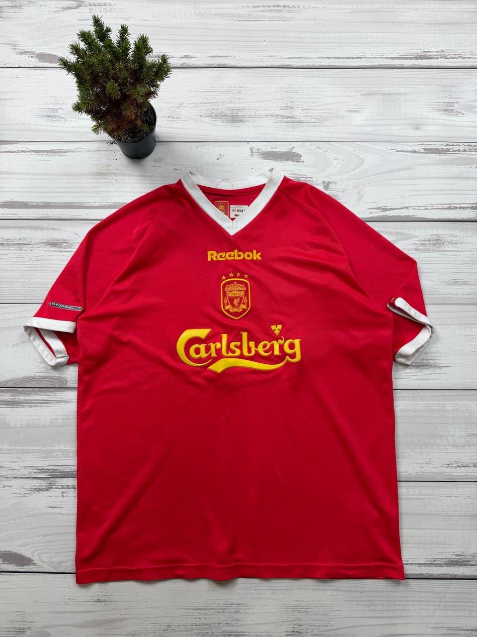 Reebok Liverpool Jersey Cup Shirt football shirt 2001 - 2003 Reebok Size US L / EU 52-54 / 3 - 1 Thumbnail