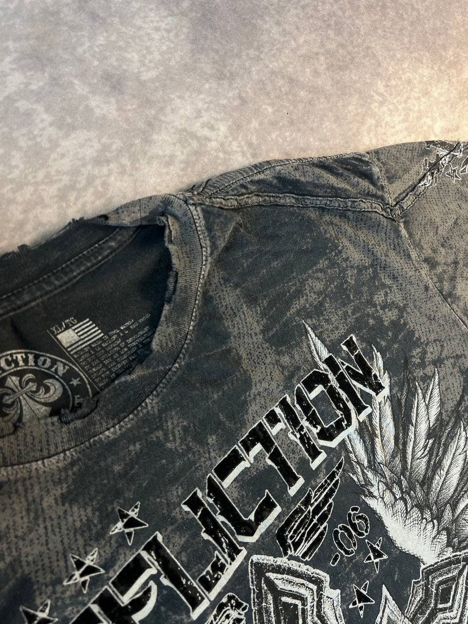 Affliction Vintage Y2K Affliction Tie Dye T-Shirt Size X-Large Size US XL / EU 56 / 4 - 3 Thumbnail