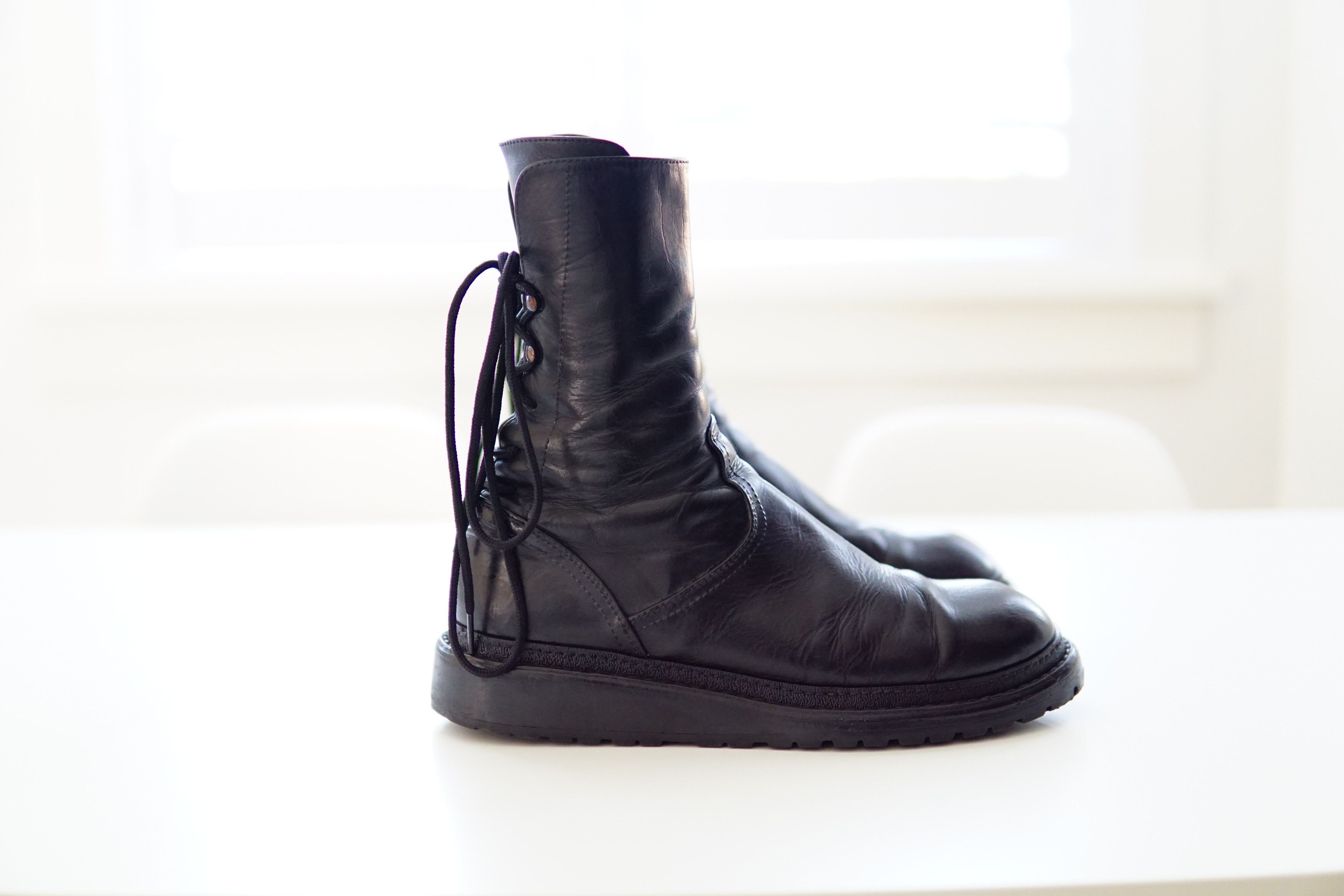 Ann Demeulemeester FW14 Backlace Corset Boots Size US 9 / EU 42 - 6 Thumbnail