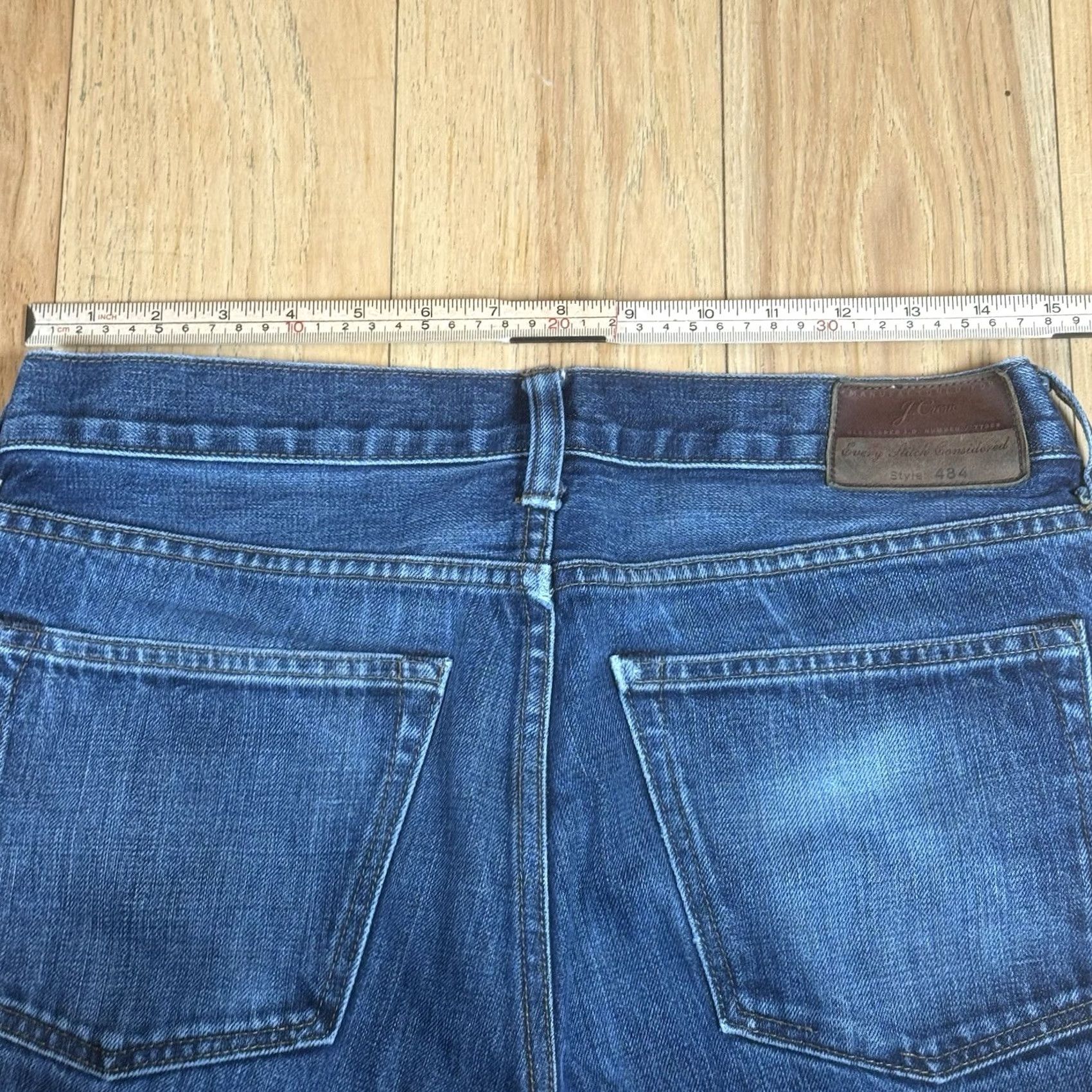 Denime J Crew Jeans 30x31 Japanese Denim Medium Wash Men Straight 484 Kaihara Blue Denim Jeans Mens 30 Regular Size Type: Regular Size US 30 / EU 46 - 7 Thumbnail