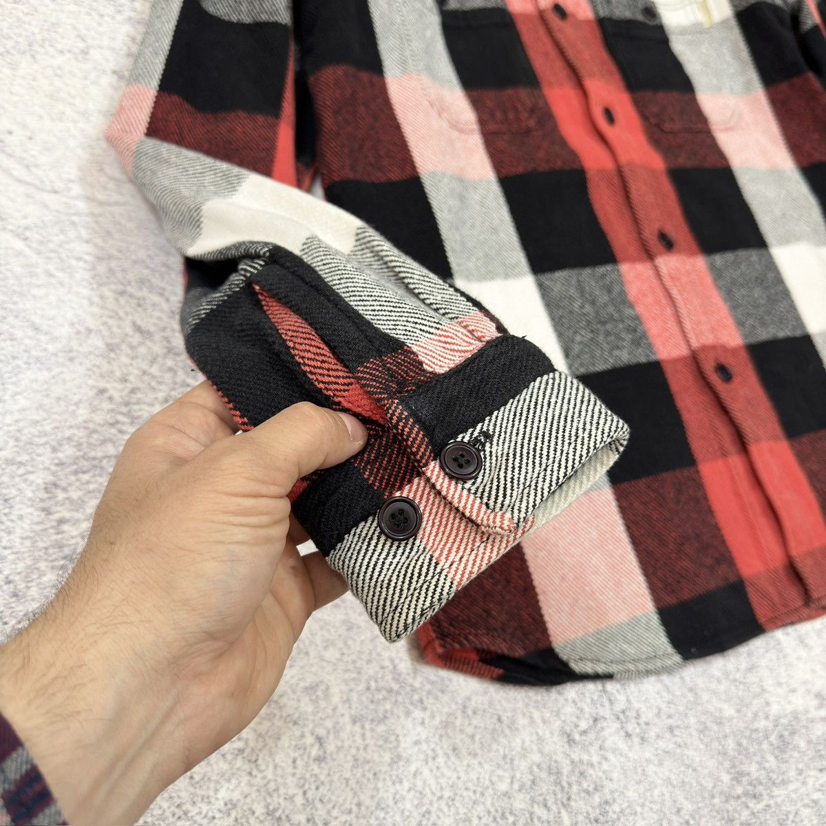 Stussy × Vintage Stussy Vintage Mens Flannel Overshirt L size Size US L / EU 52-54 / 3 - 4 Thumbnail