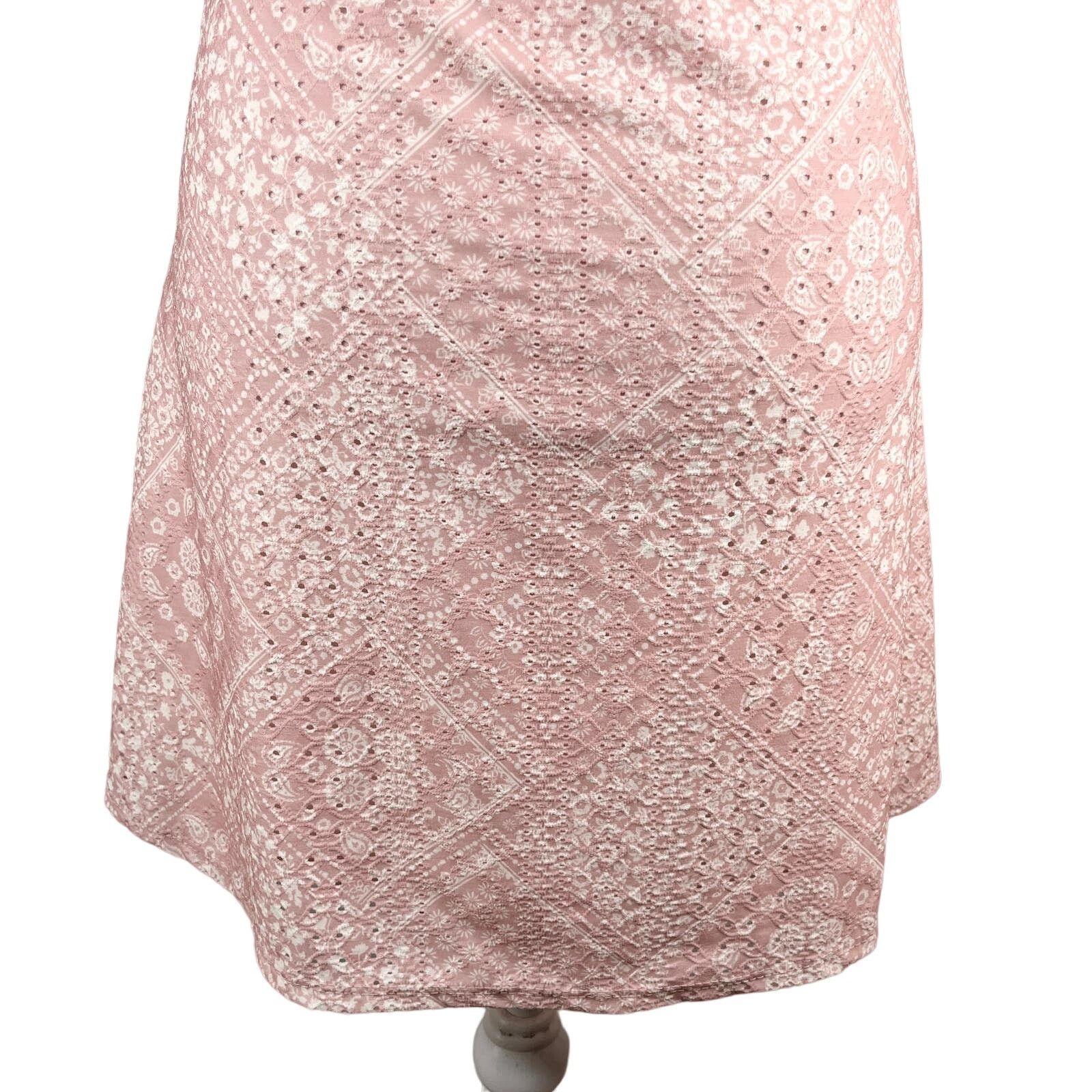 Other Altar'd State Dress M Pink Cream Adjustable Straps Mini Size M / US 6-8 / IT 42-44 - 5 Thumbnail