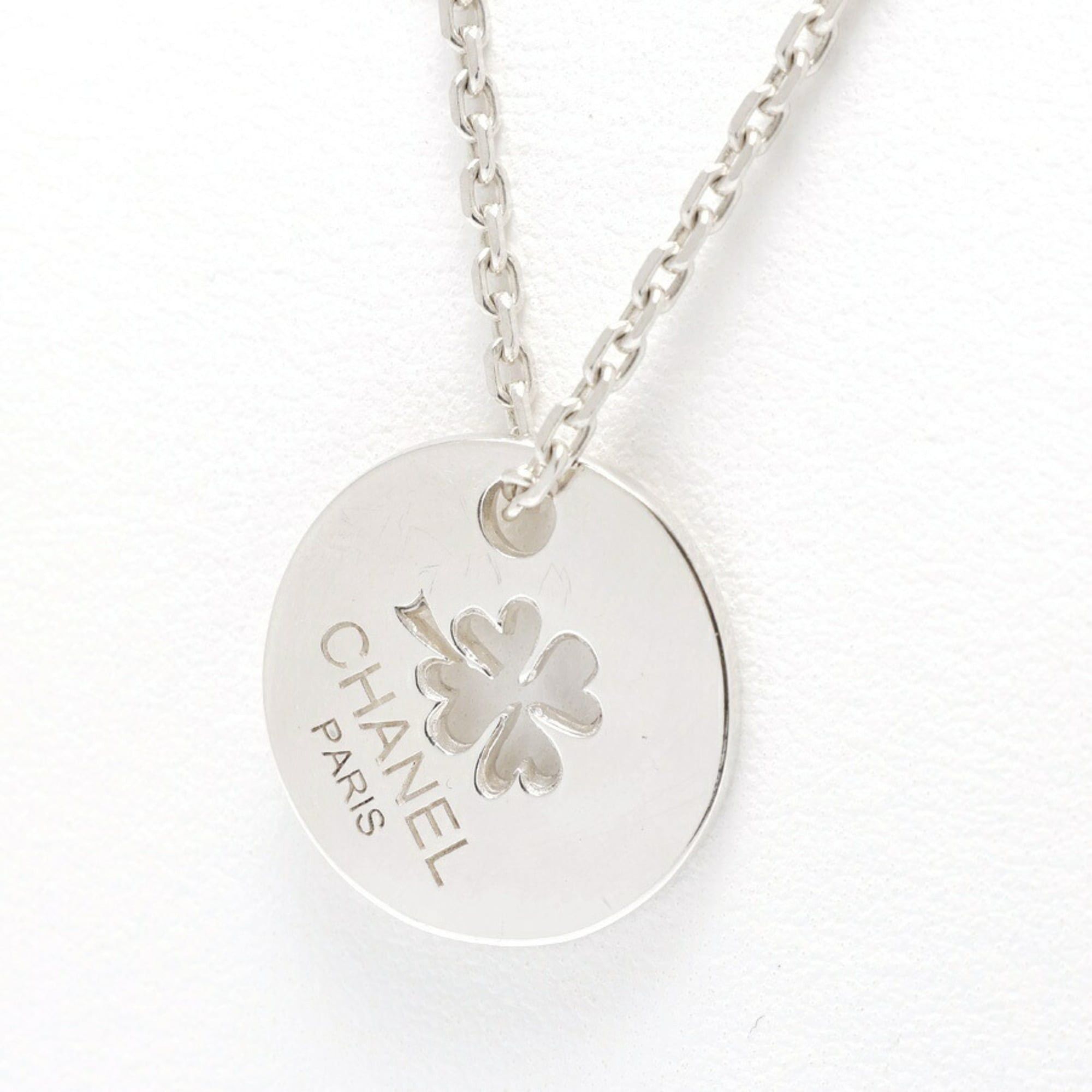 Chanel Chanel necklace, Sterling Silver (925), clover motif, 44.5 cm, A-159800 Size ONE SIZE - 1 Thumbnail