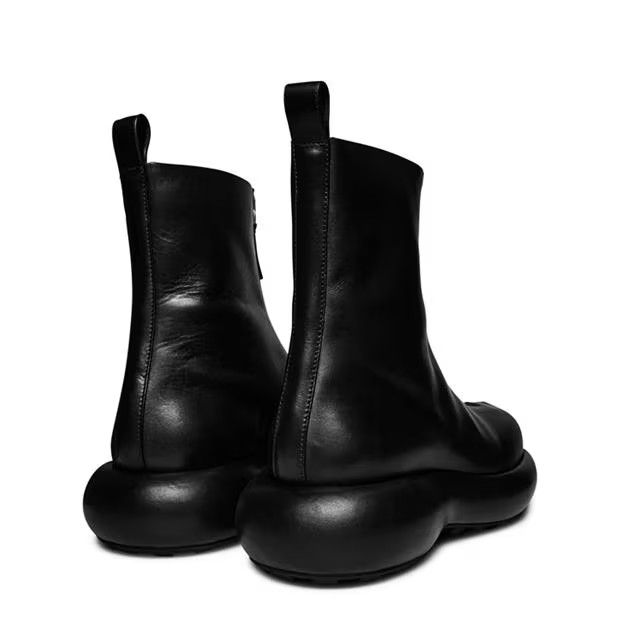 Jil Sander o1g2r1mq1024 Zip Front Boots in Black Size US 7 / IT 37 - 4 Thumbnail