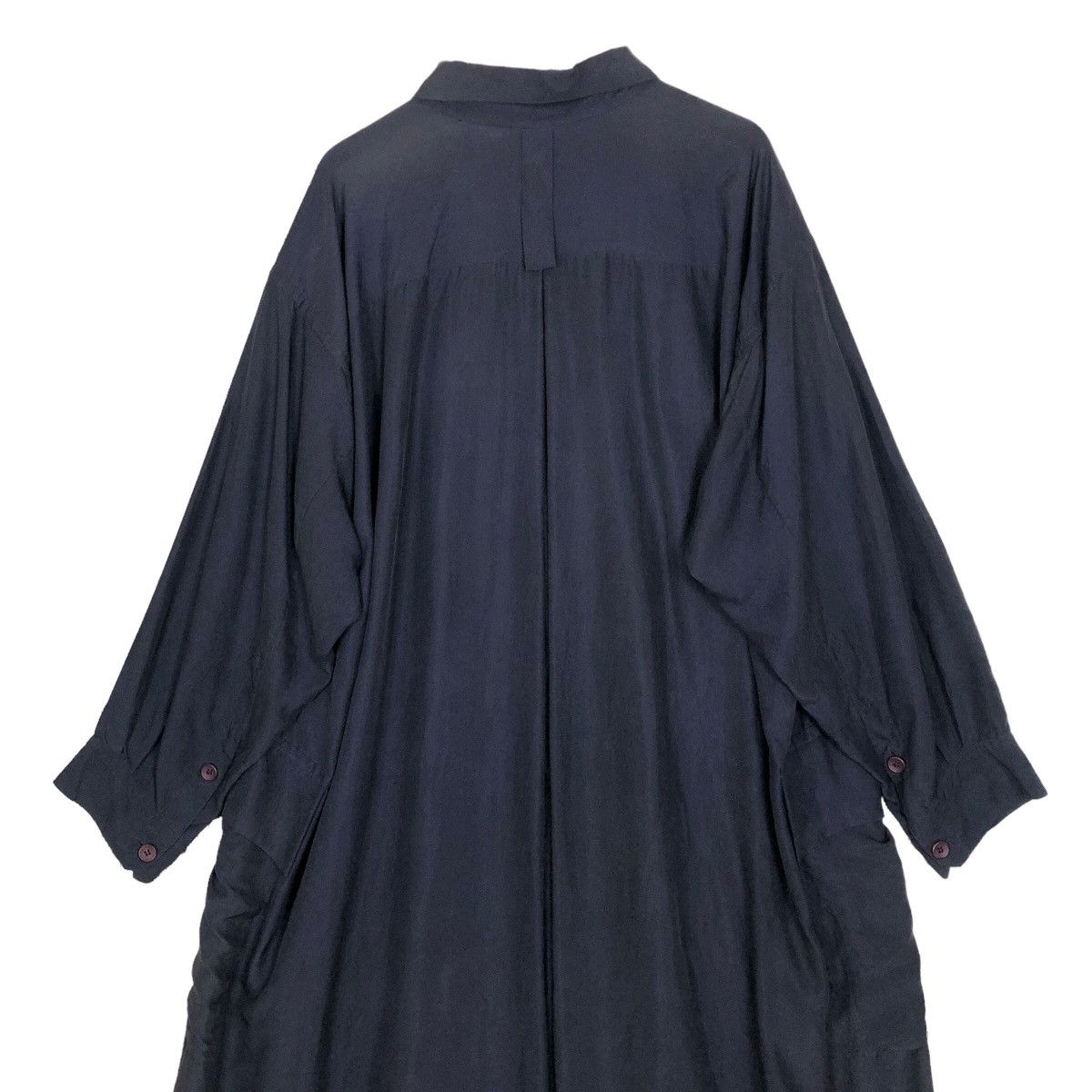 Issey Miyake Vintage 90s Issey Miyake Silk Car Coat Light Jacket Size US L / EU 52-54 / 3 - 17 Thumbnail