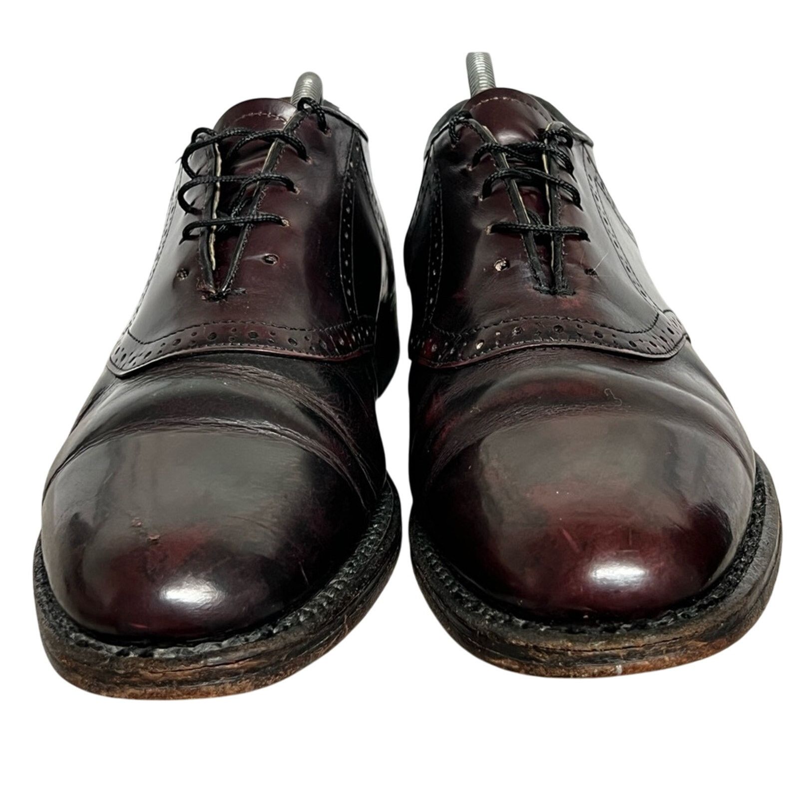 Other MEN VINTAGE BRITISH WALKERS CUSTOM BURGUNDY OXFORD SHOES Size US 9.5 / EU 42-43 - 4 Thumbnail