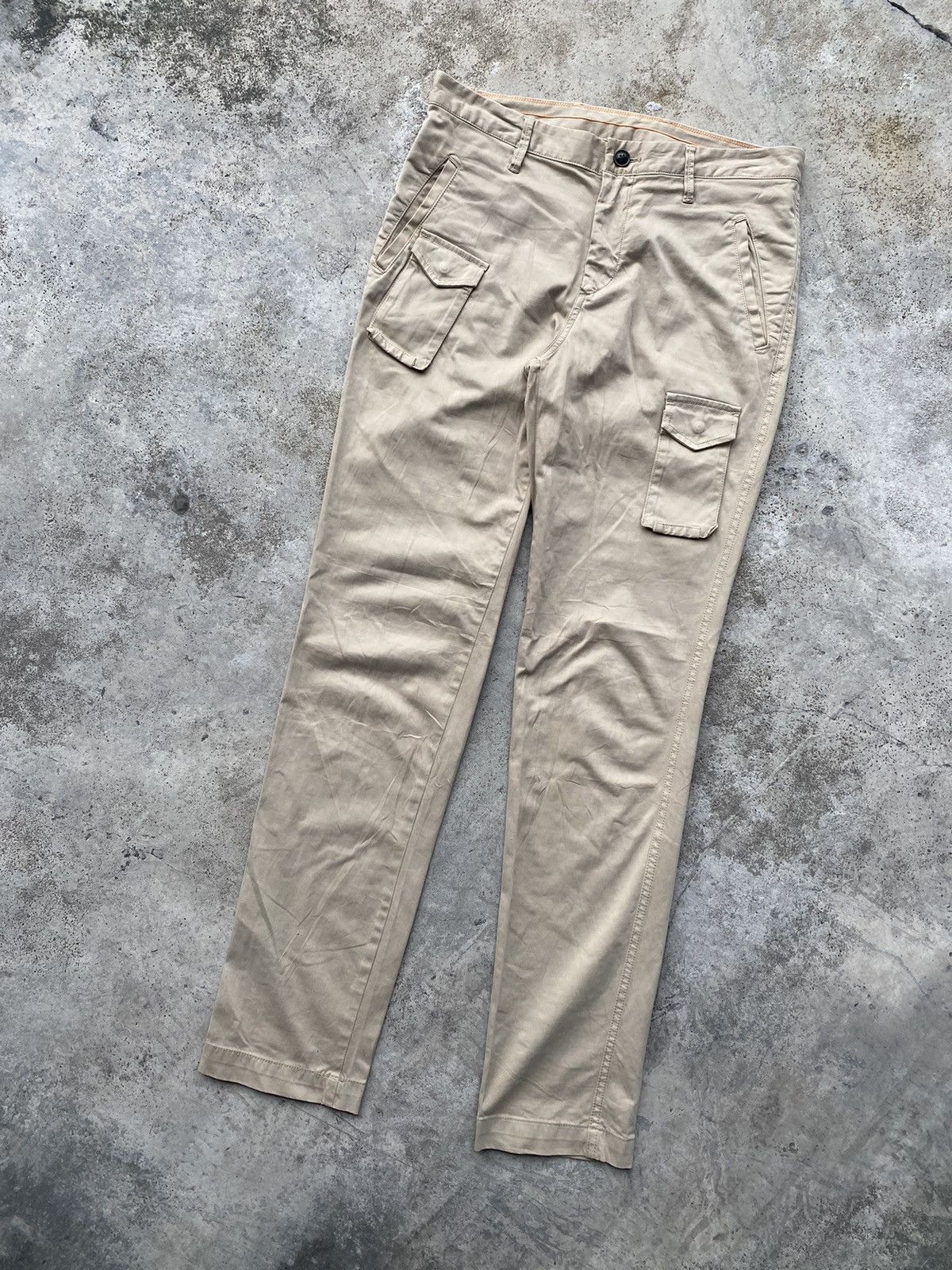 Japanese Brand 291295 Homme Cargo Bush Pants Size US 32 / EU 48 - 3 Thumbnail