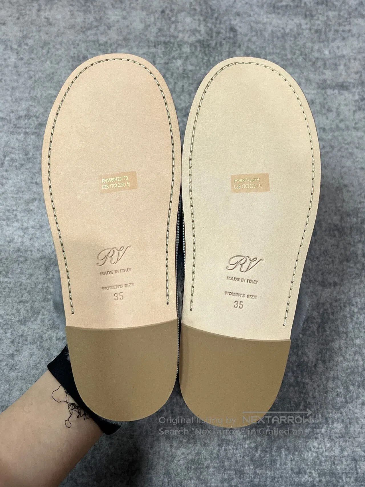 Roger Vivier Roger Vivier Crystal Button Fur Slippers| Size US 4.5 / IT 34.5 - 6 Thumbnail