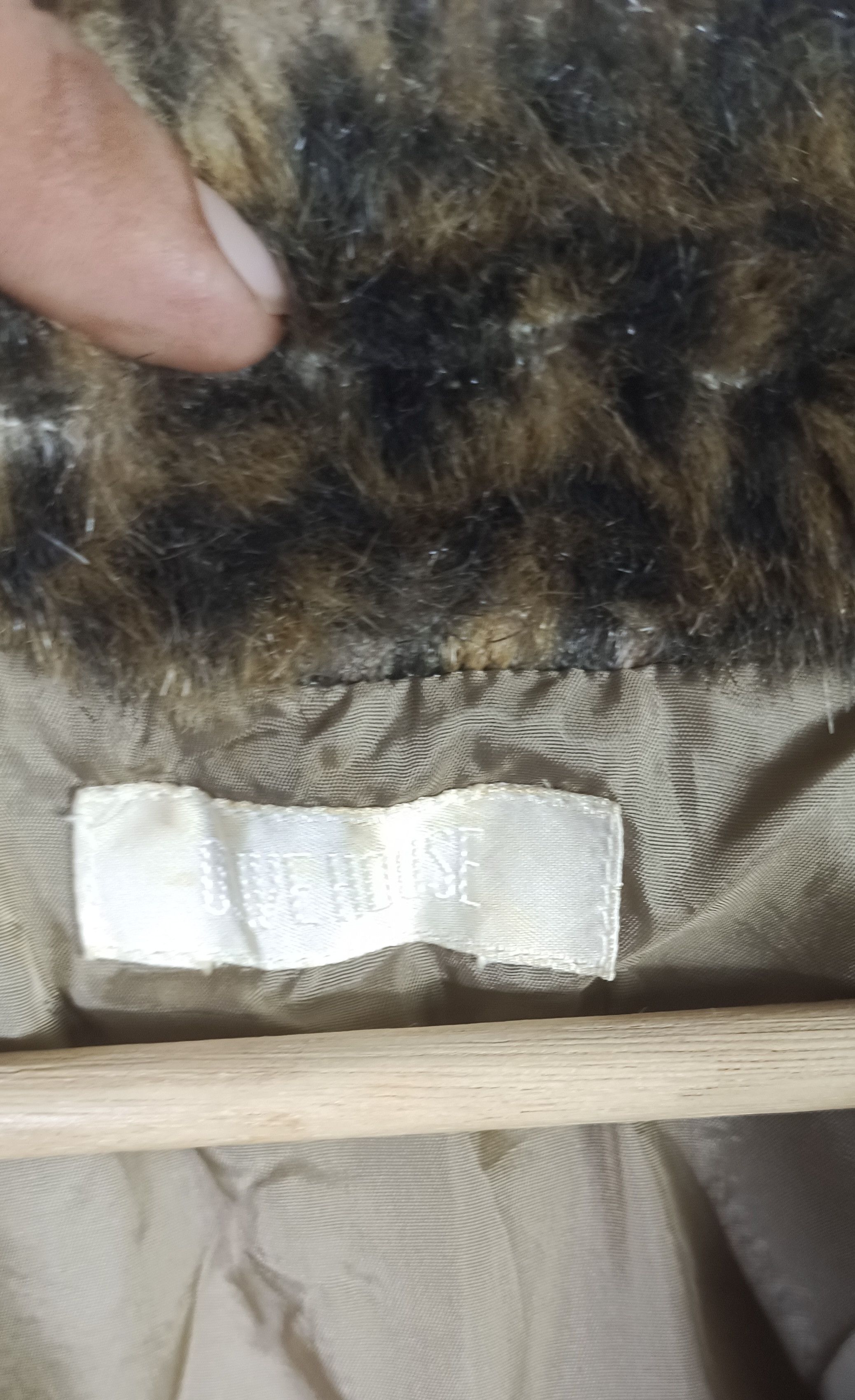 Japanese Brand Vintage🔥 Olive House Faux Fur Leopard Coat Size L / US 10 / IT 46 - 6 Thumbnail