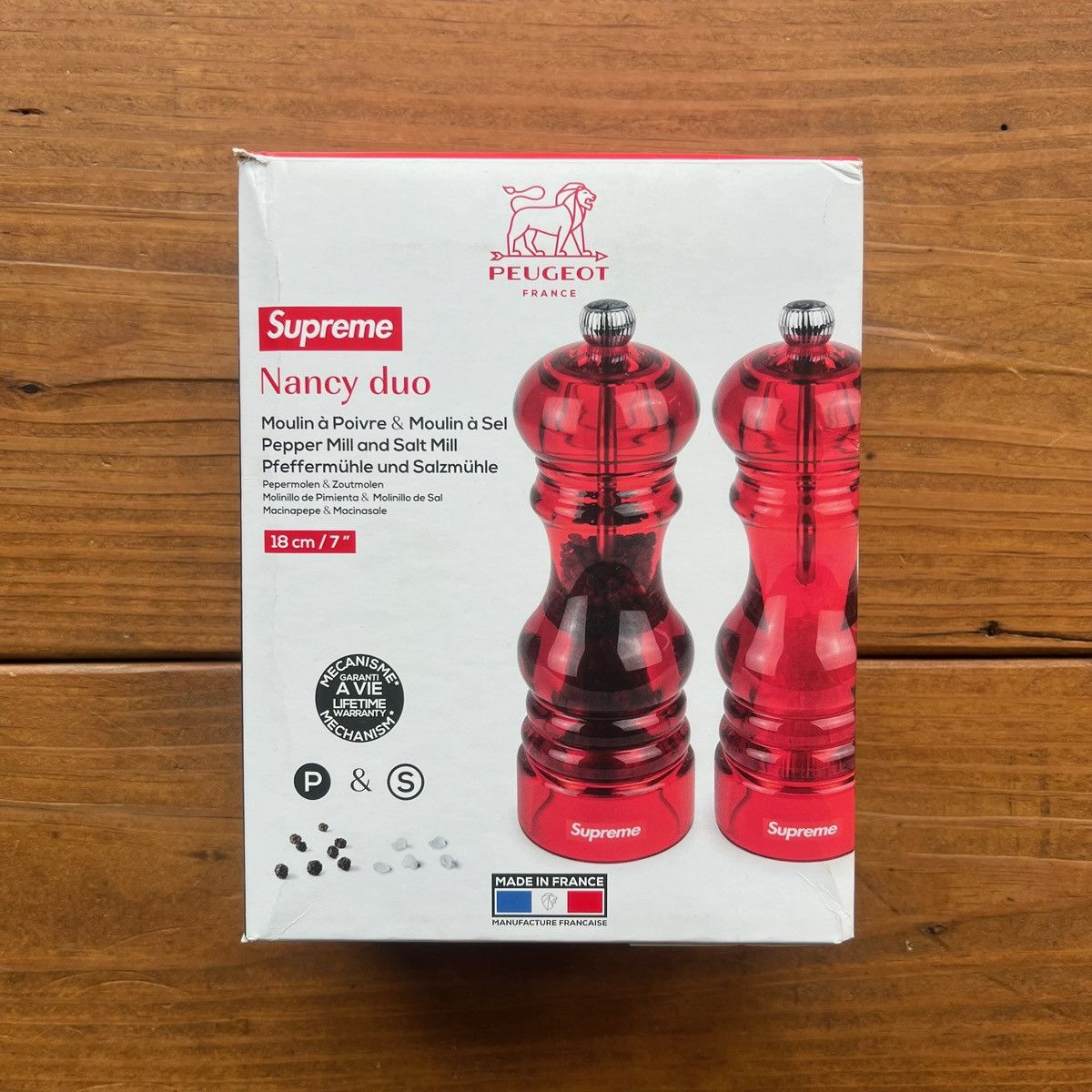 Supreme Supreme Peugeot Salt & Pepper Mill (Set of 2) Size ONE SIZE - 1 Thumbnail