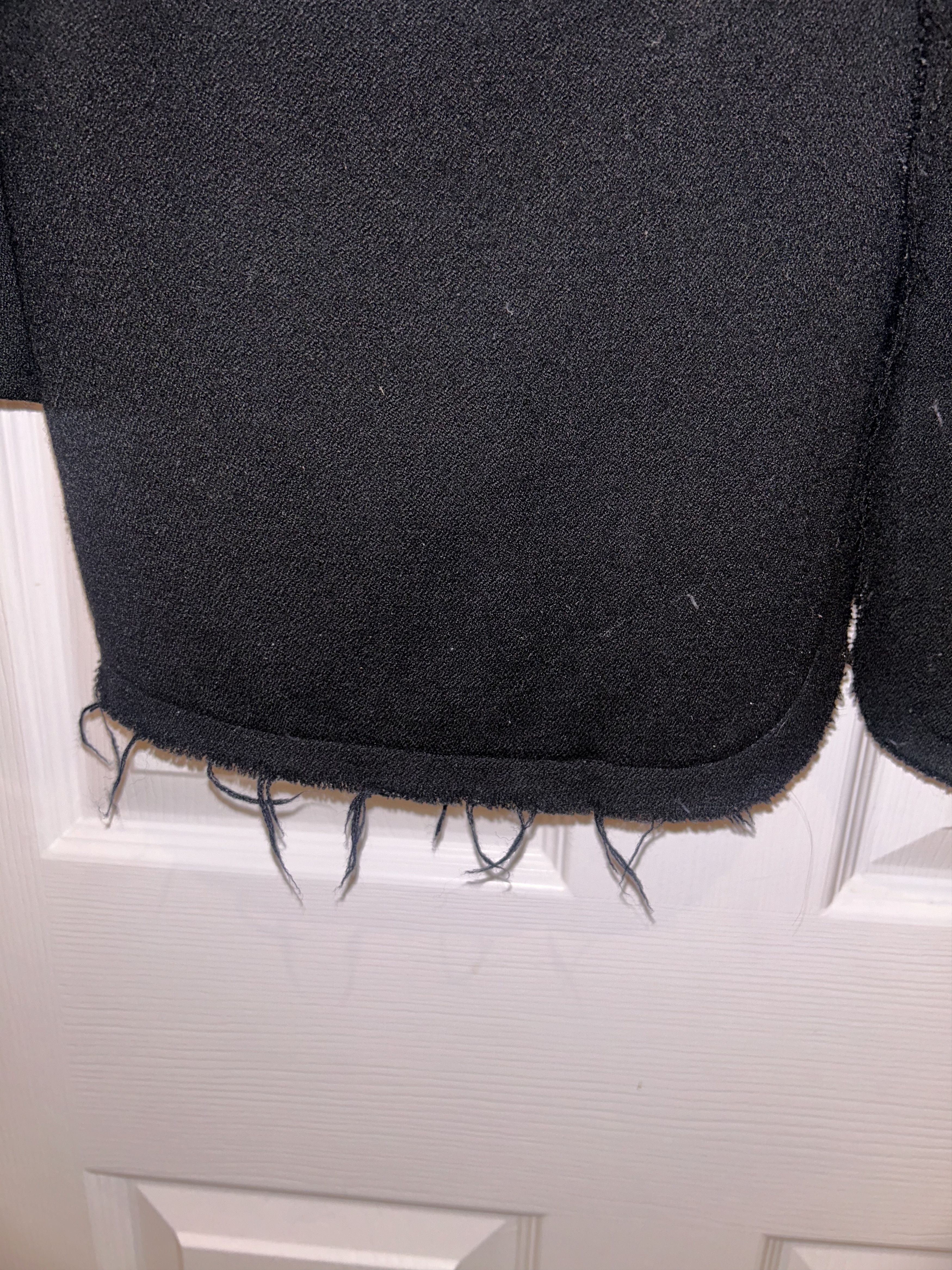 Yohji Yamamoto Black Wool Blazer Size 50L - 16 Thumbnail