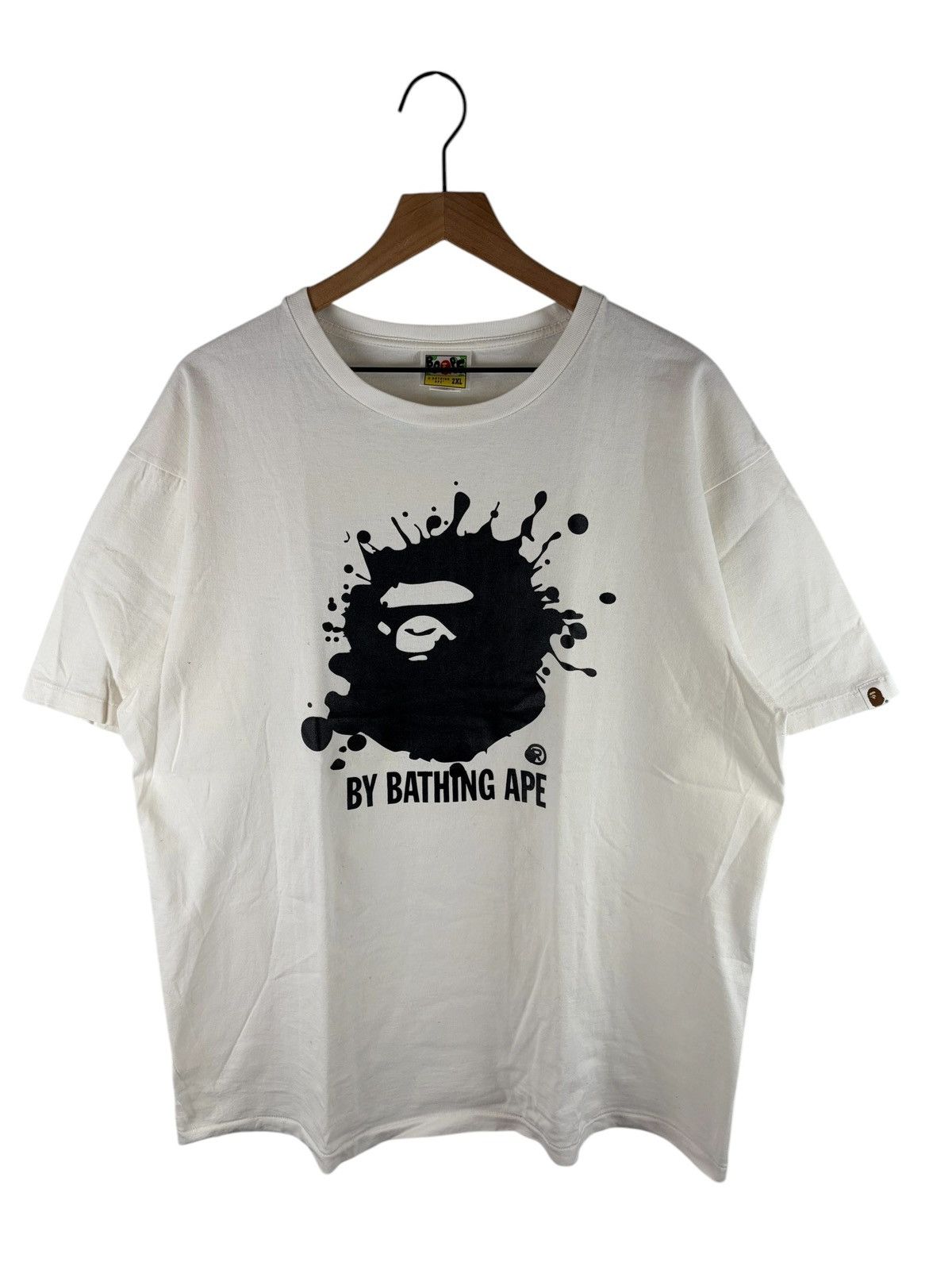 Bape Bape Head Logo Print Tee Size US XL / EU 56 / 4 - 1 Thumbnail