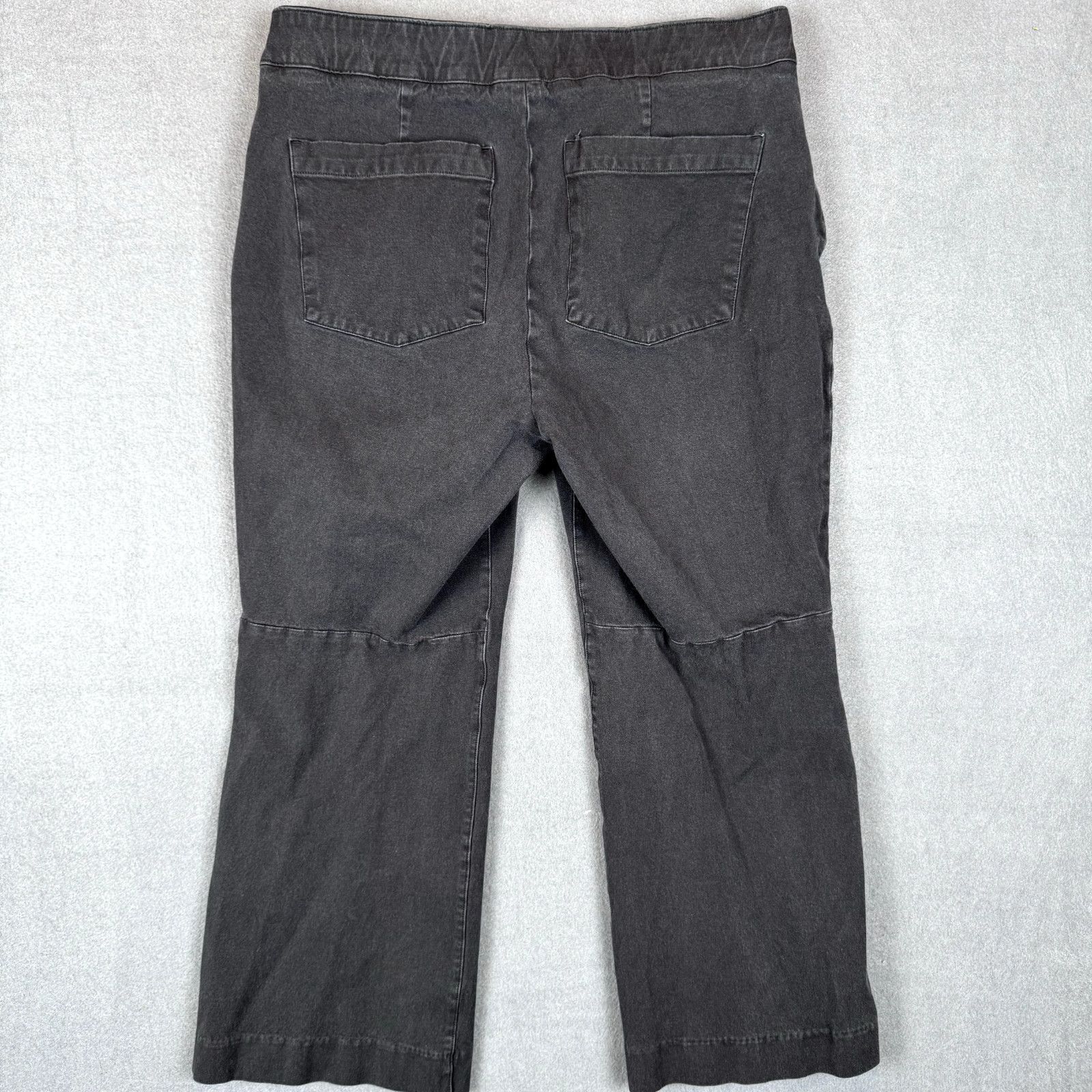 Spanx Spanx Womens Medium Black On-the-Go Polished Kick Flare Size 28" / US 6 / IT 42 - 3 Thumbnail