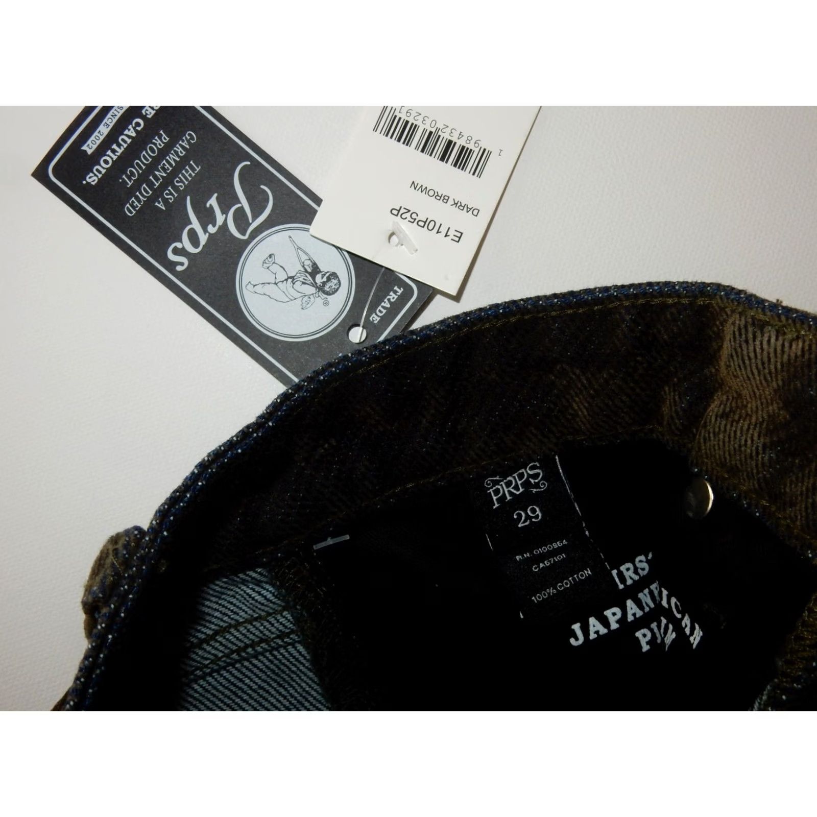 Prps NWT Prps Jeans Size 29x33 Demon Slim Straight Corduroy Brown Mens Jeans 29 Regular Size 30 Inseam Size US 29 - 7 Thumbnail