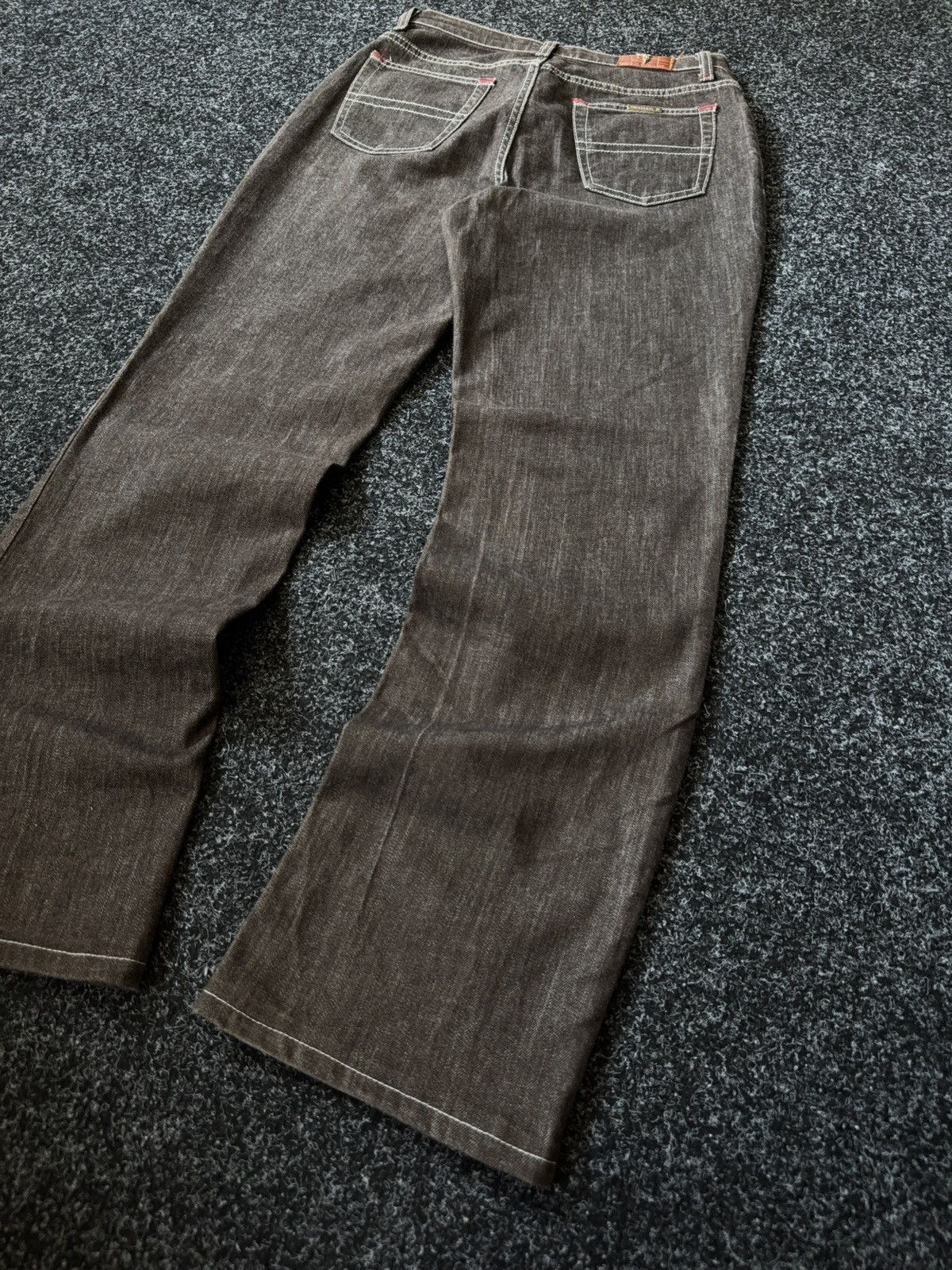 Trussardi Vintage 90s Retro Trussardi Jeans Brown Denim Bootcut Pants Size 27" / US 4 / IT 40 - 10 Thumbnail