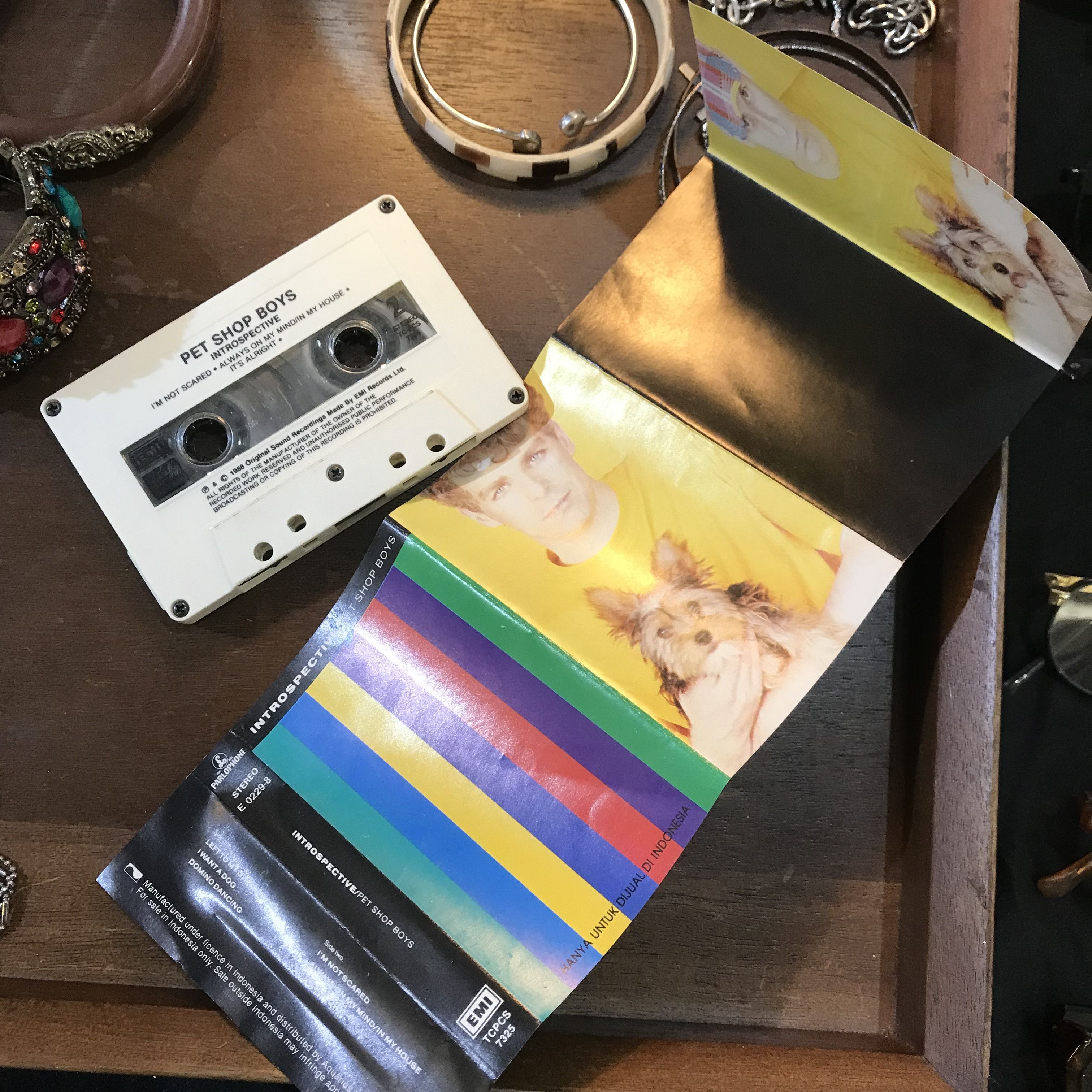 Vintage Pet Shop Boys – Introspective Cassette Tape 1988 kaset pita Size ONE SIZE - 4 Thumbnail