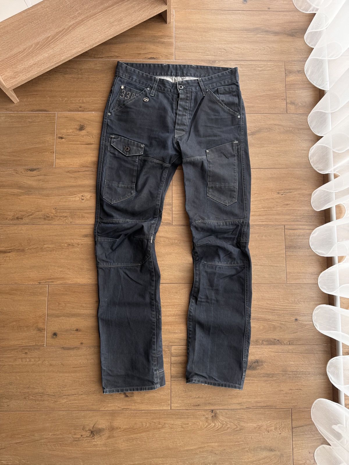 G-Star × Vintage Vintage G-Star Raw Cargo General Tapered Japanese Denim Size US 32 / EU 48 - 1 Thumbnail