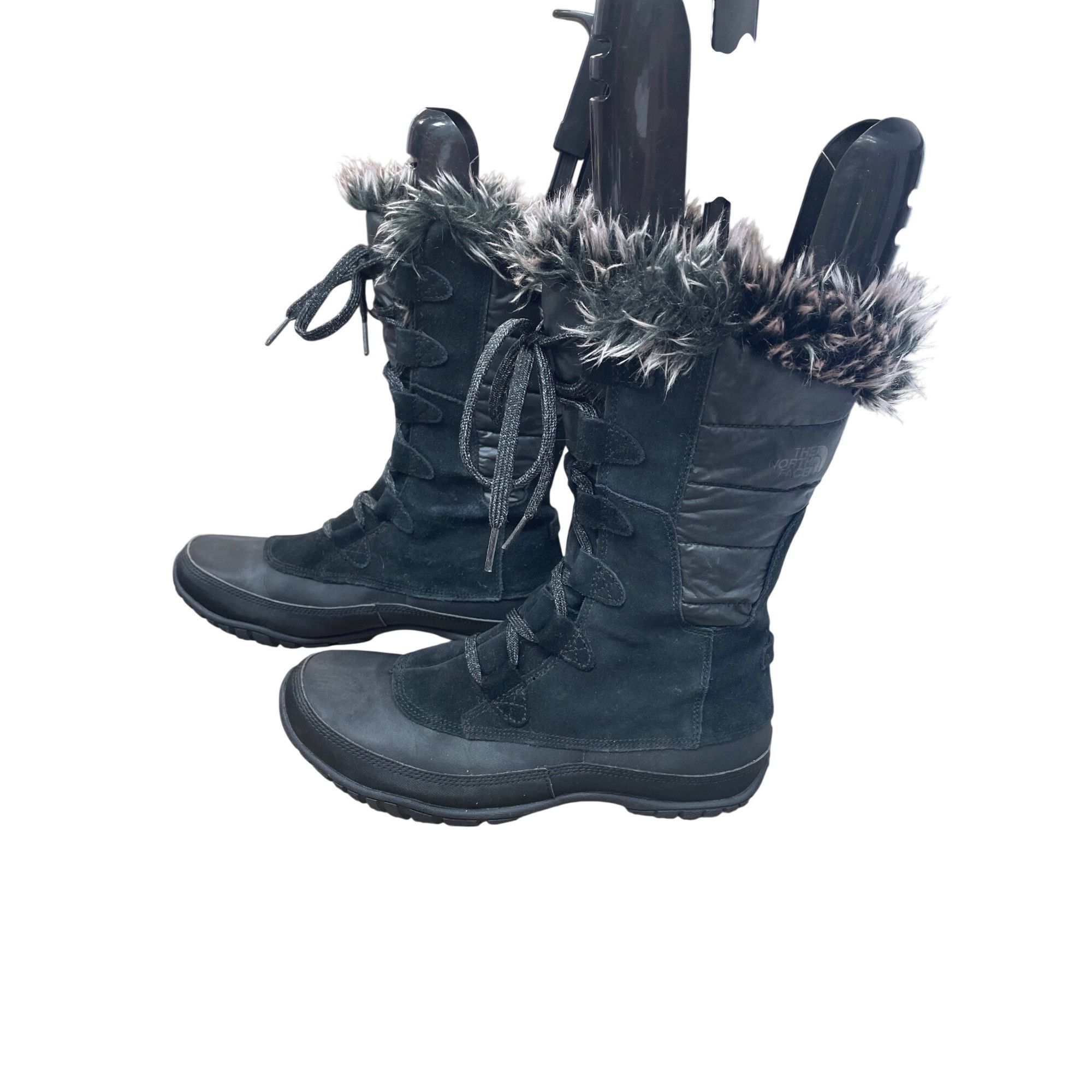 The North Face NorthFace Primaloft Womans Black Insulated fur lined winter Size US 9 / IT 39 - 4 Thumbnail