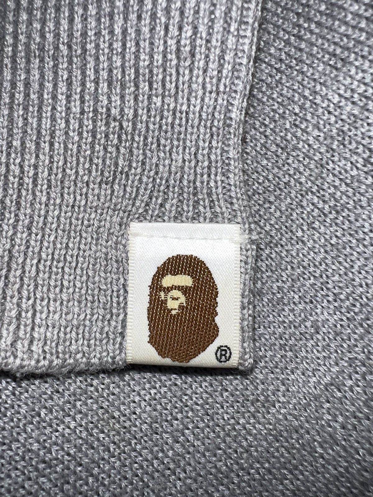 Bape Bape Grey Knitted Sweater Size US S / EU 44-46 / 1 - 12 Thumbnail