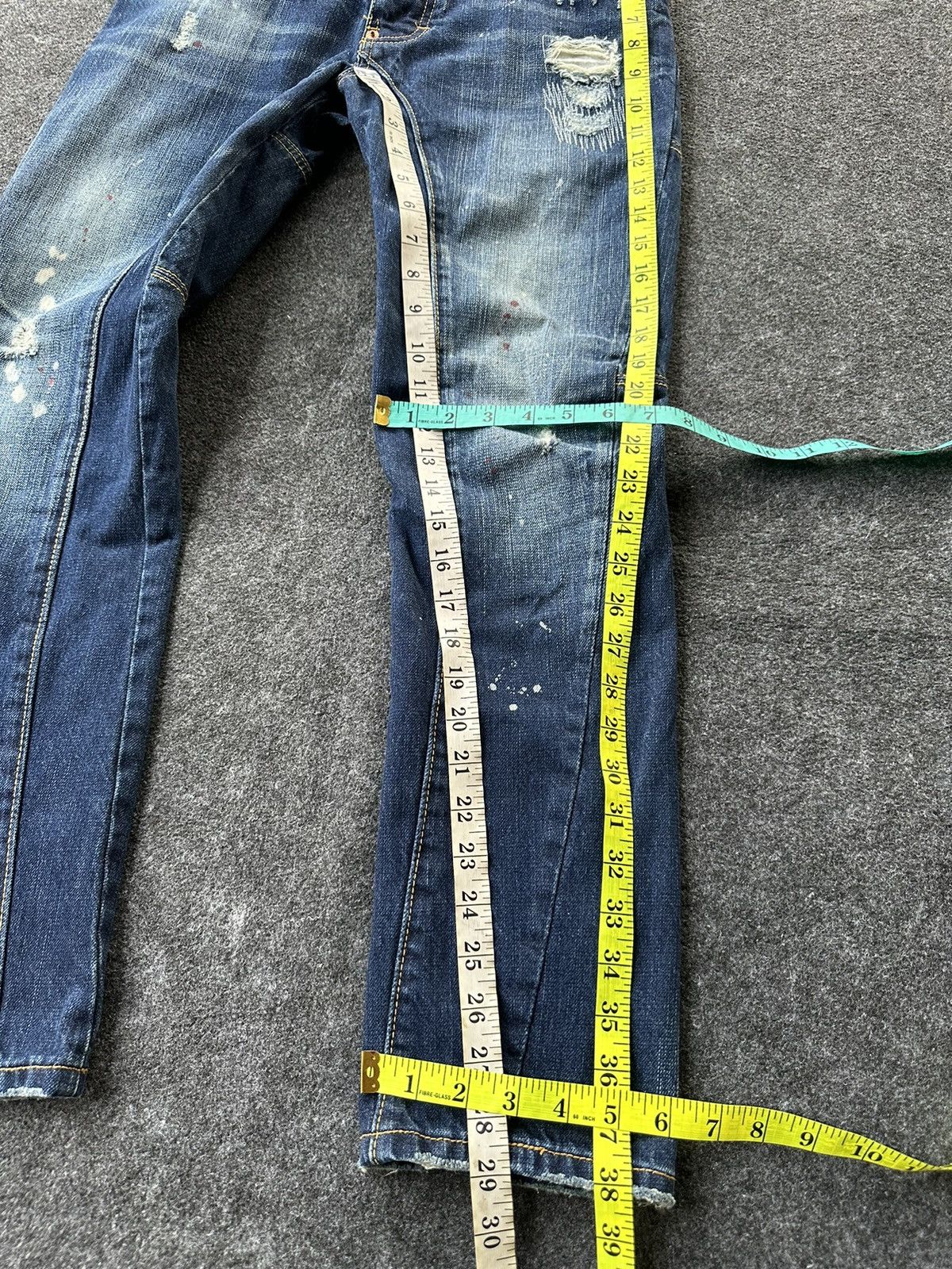 Dsquared2 Dsquared2 Italy Crop Skinny Denim D242 Size US 28 / EU 44 - 10 Thumbnail