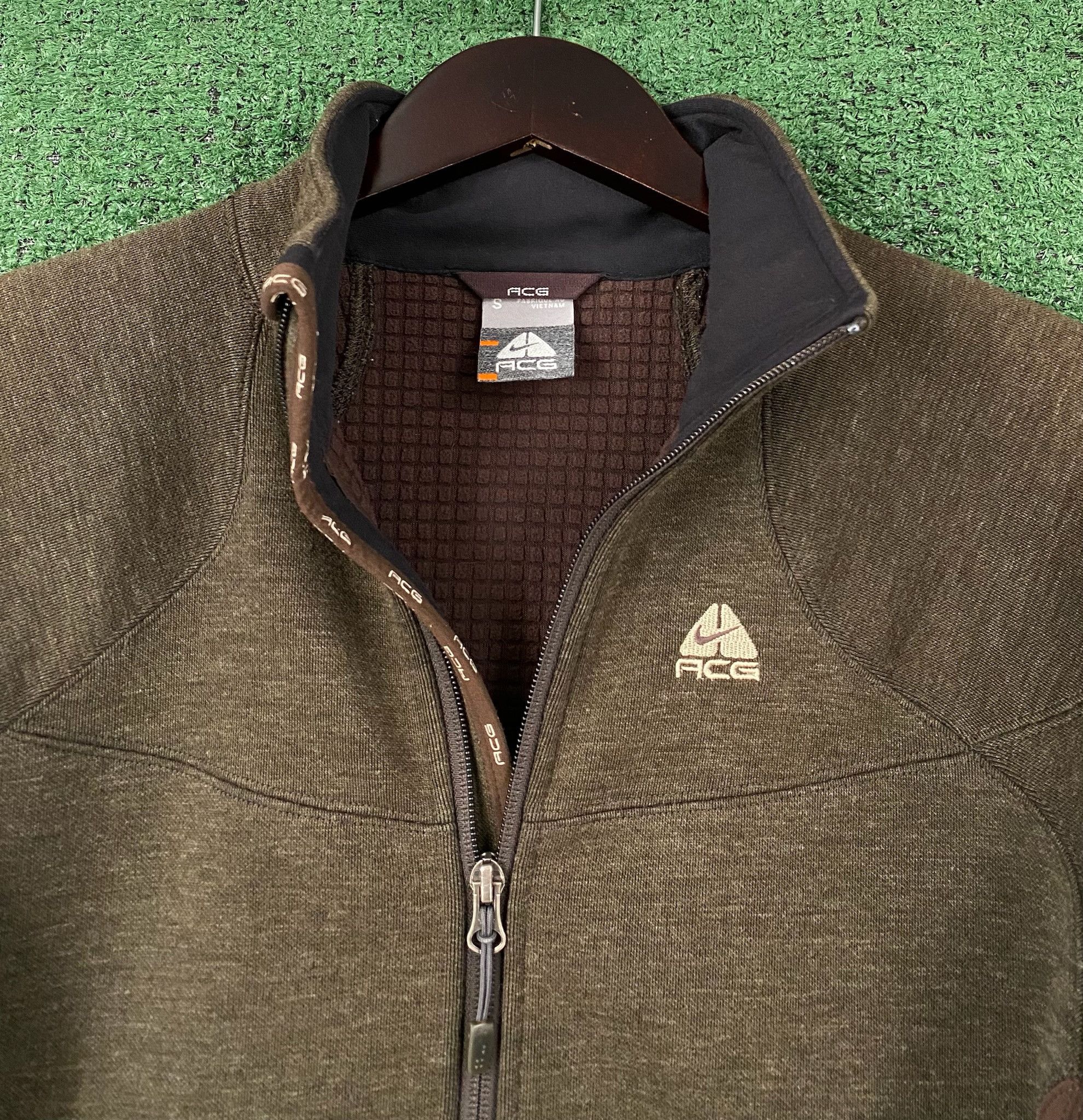 Nike ACG Y2K NIKE ACG Mocha Brown Full Zip Up Jacket Women’s Small Size S / US 4 / IT 40 - 2 Thumbnail
