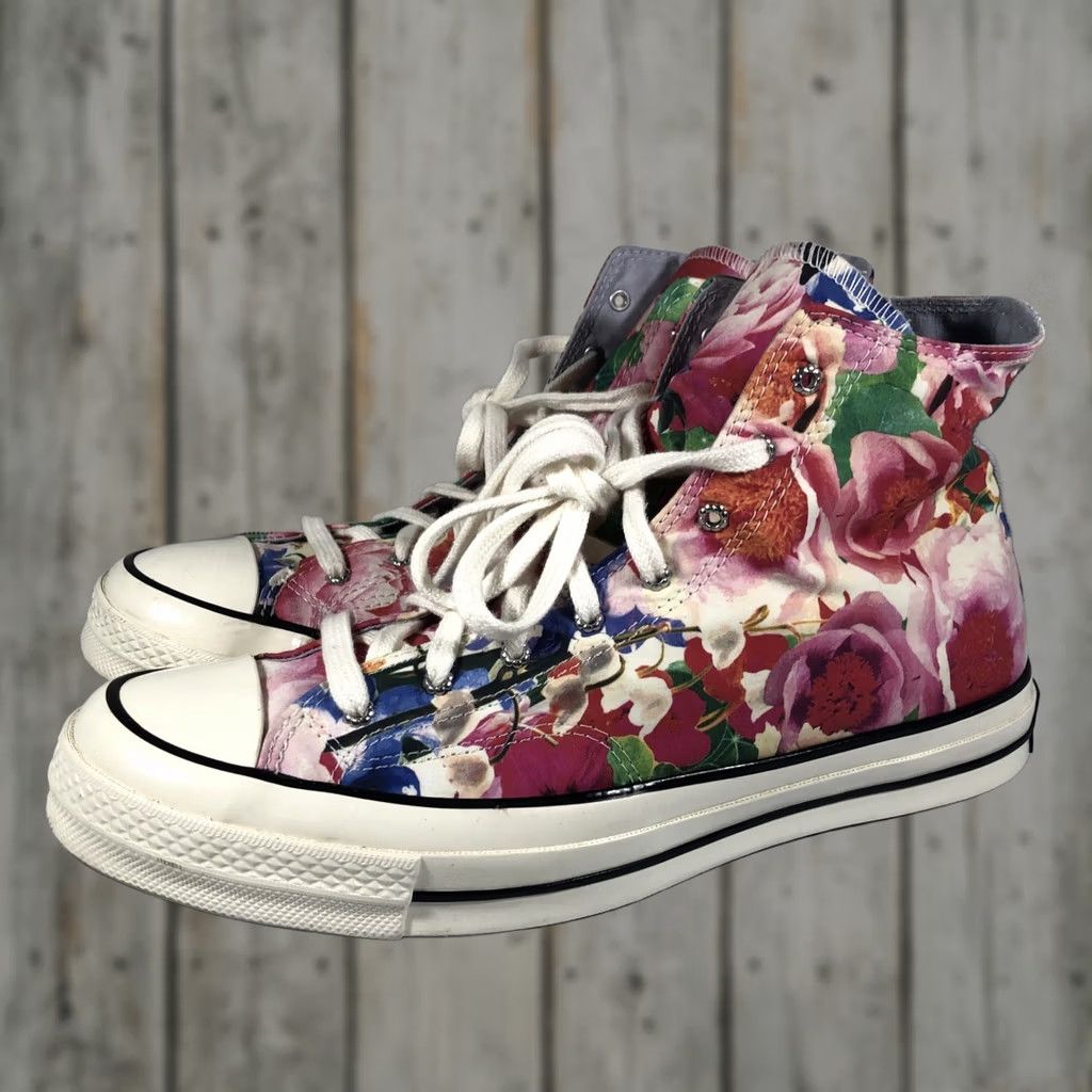 Converse Converse Chuck Taylor Heart of the City Paris Pink Floral Womens 11.5 High Top Sneaker Size US 12 / IT 42 - 1 Thumbnail
