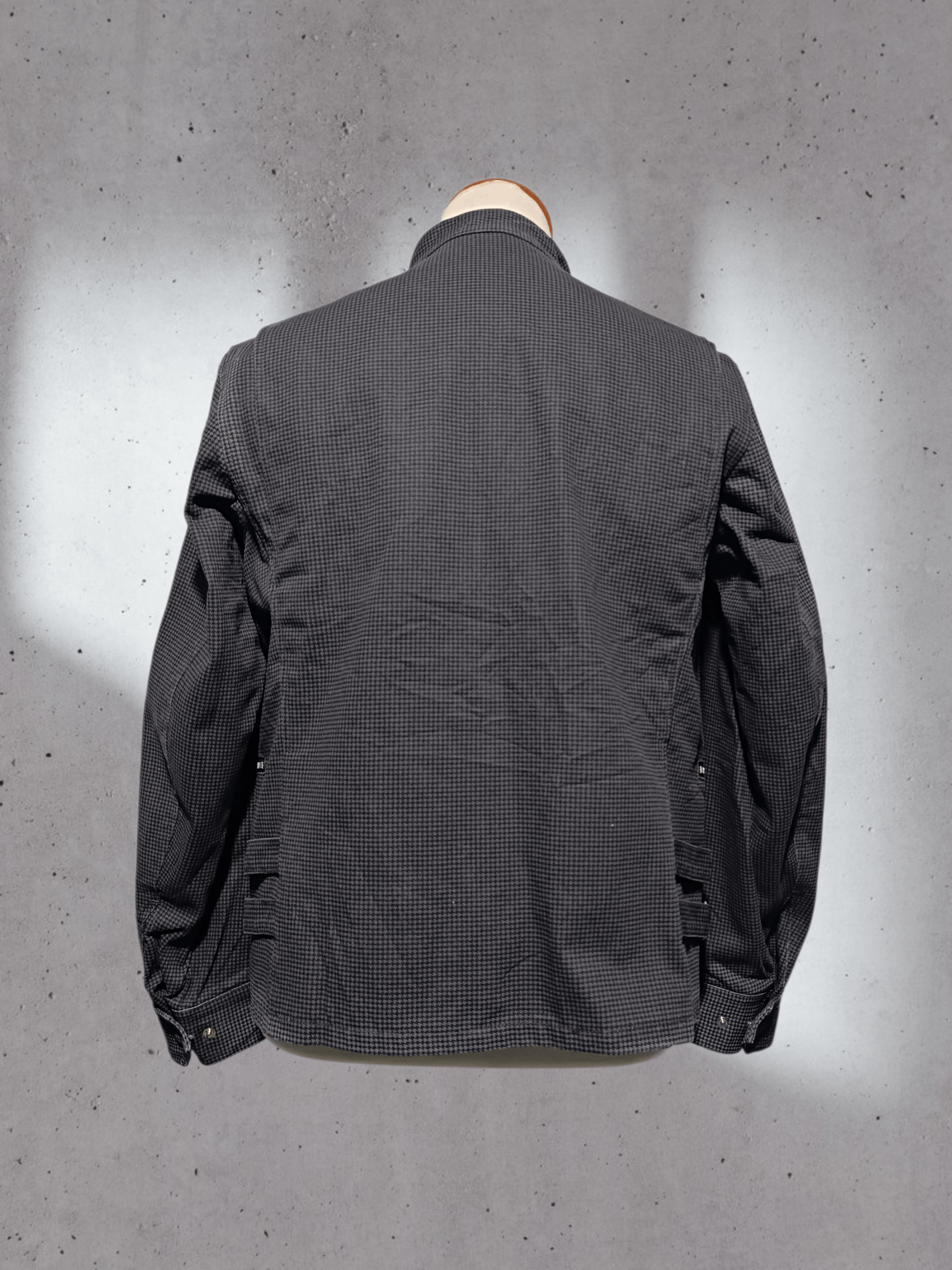 Japanese Brand Vintage Canvas Biker Jacket Monogram Pattern Size US M / EU 48-50 / 2 - 5 Thumbnail