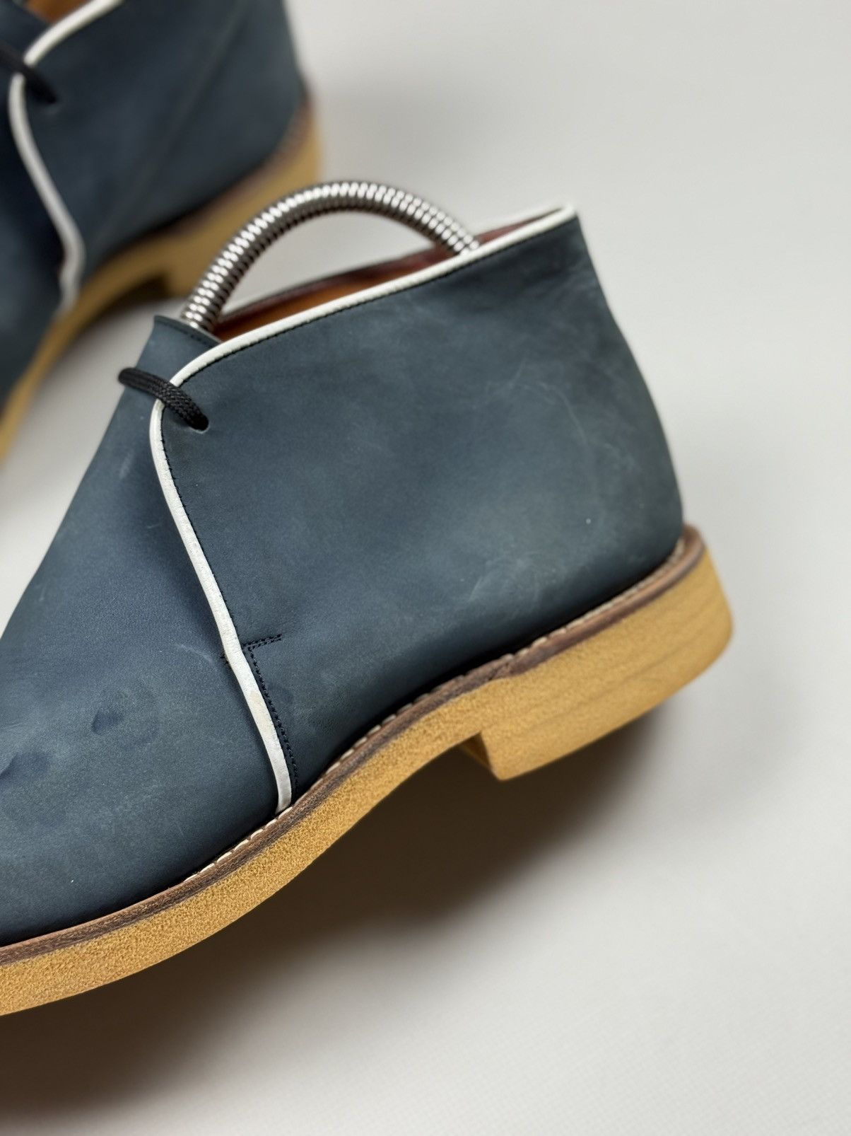 Grenson Grenson Men’s Leather Lace Up Formal Desert Boots Shoes Size US 8.5 / EU 41-42 - 14 Thumbnail