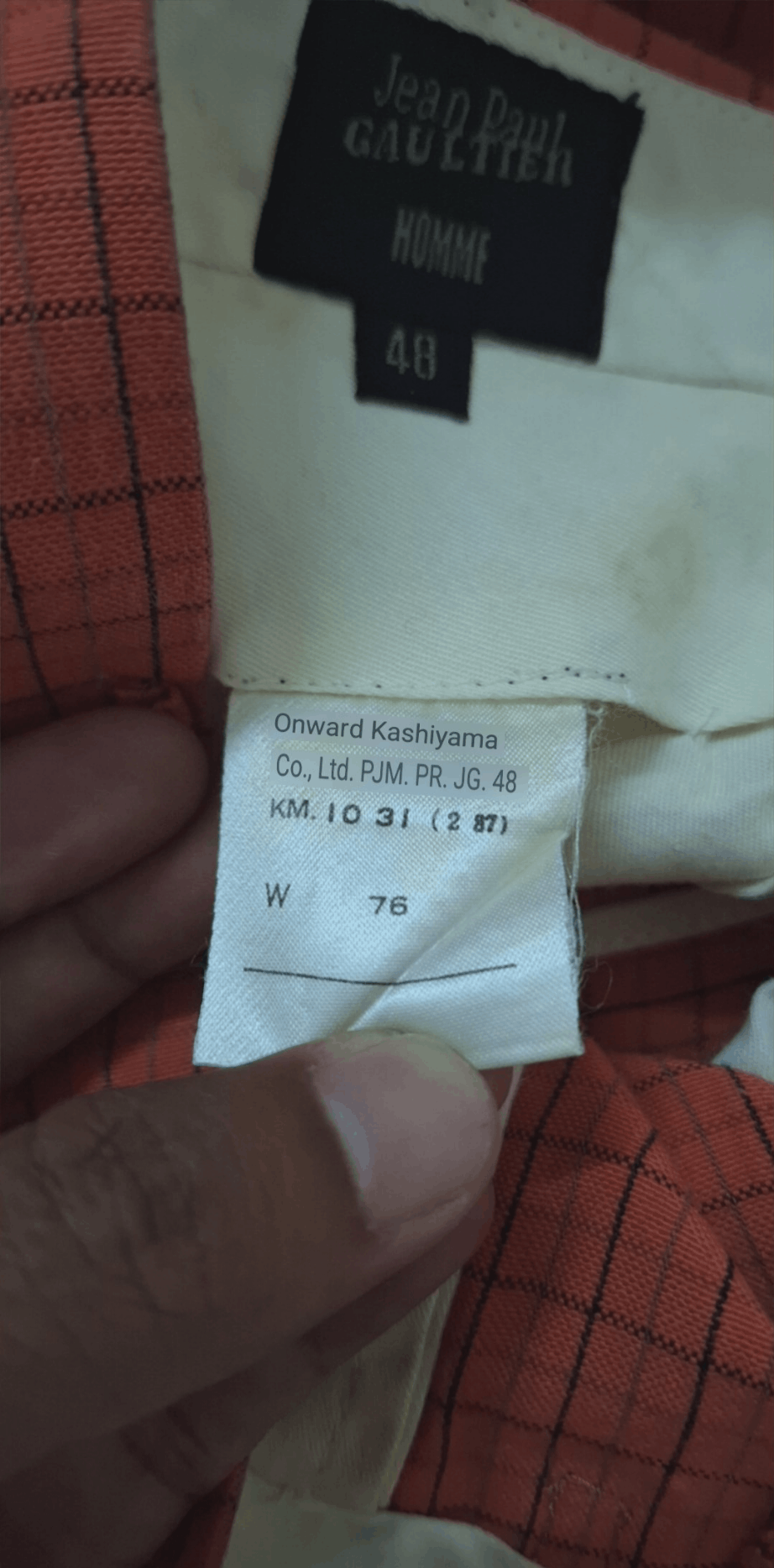 Jean Paul Gaultier Jean Paul Gaultier Homme Plaid Trousers Size US 30 / EU 46 - 14 Thumbnail