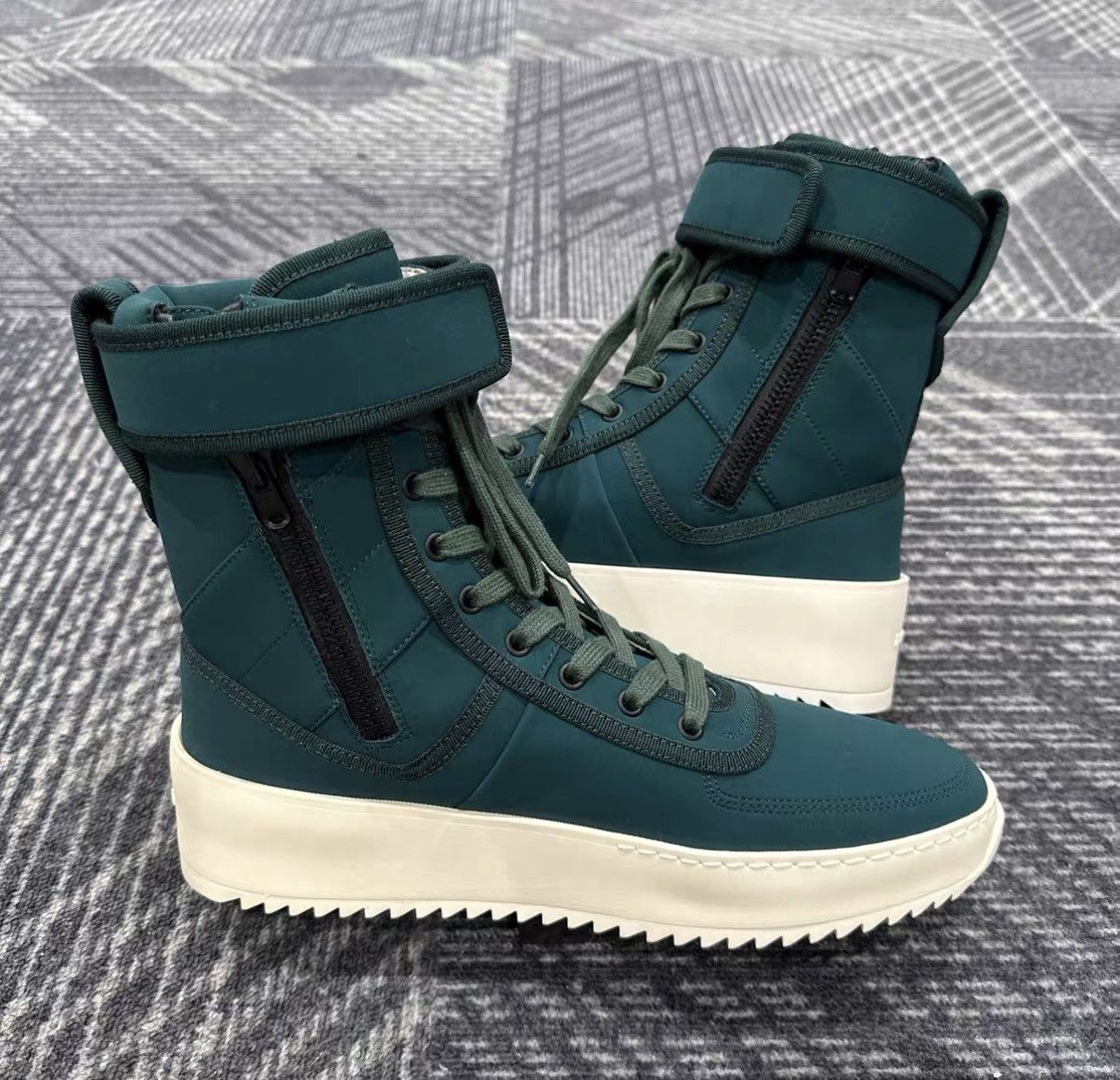 Fear of God Fear of God 5th Collection Black & Green Military Boots J42 Size US 8 / EU 41 - 5 Thumbnail
