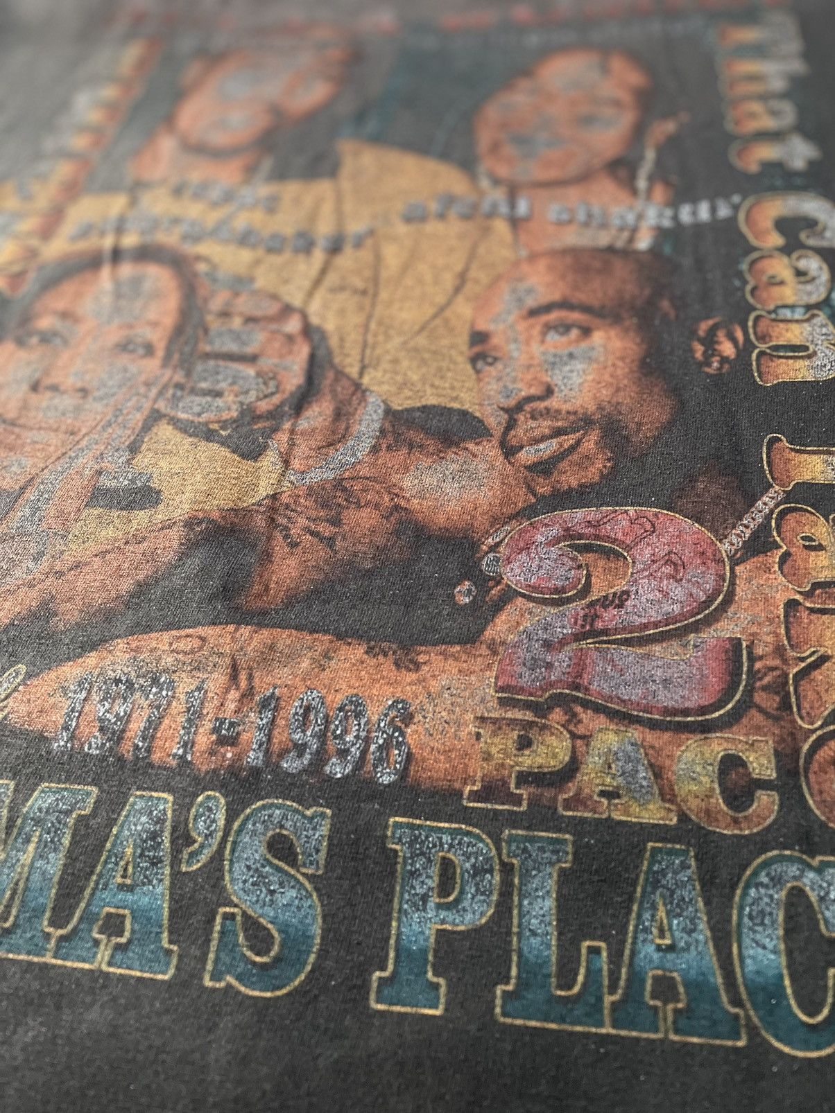 Band Tees × Vintage TUPAC DEAR MAMA Size US XL / EU 56 / 4 - 7 Thumbnail