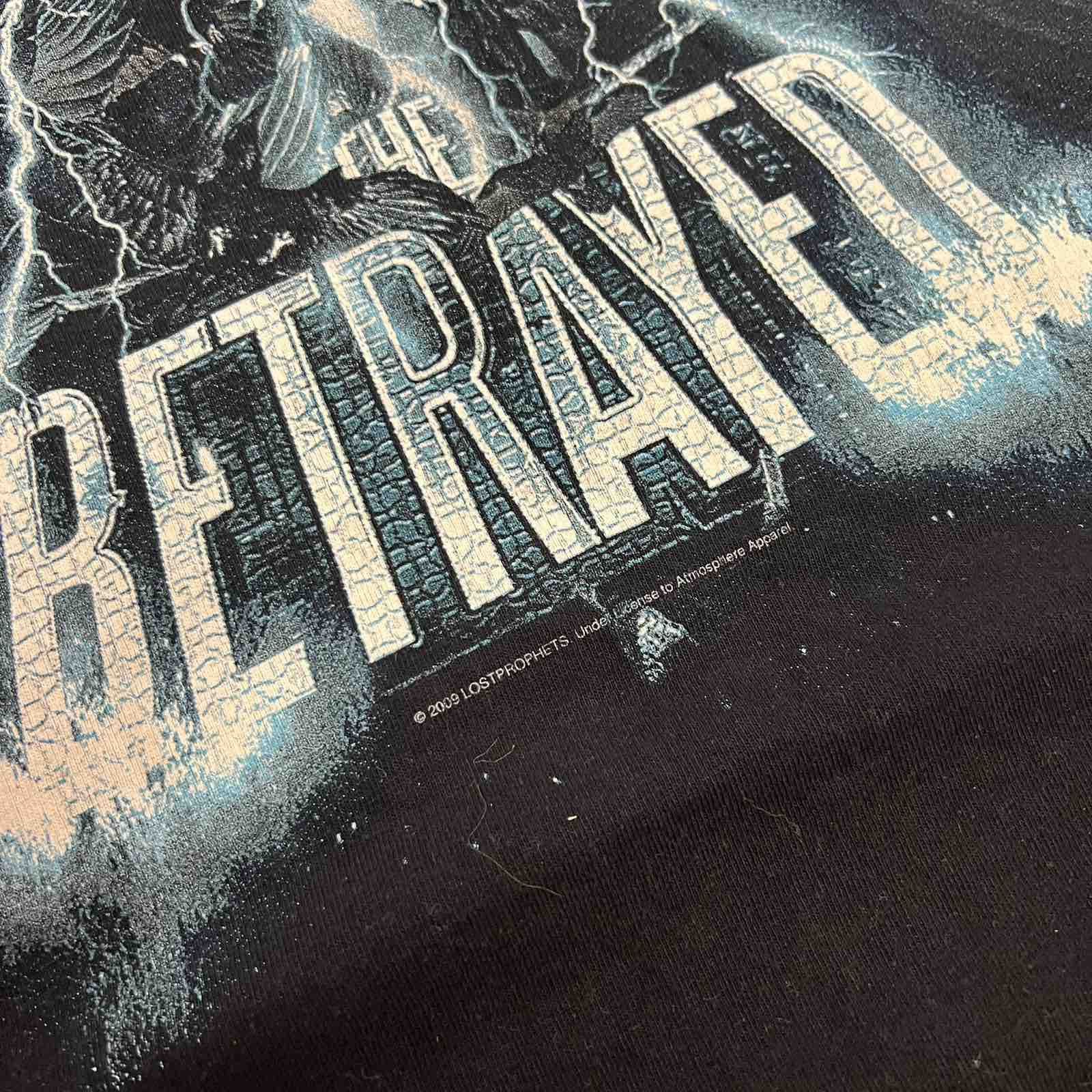 Band Tees Vintage Lostprophets 90s Black Rare Rock Tee Sz XLhirt XL Size US XL / EU 56 / 4 - 4 Thumbnail