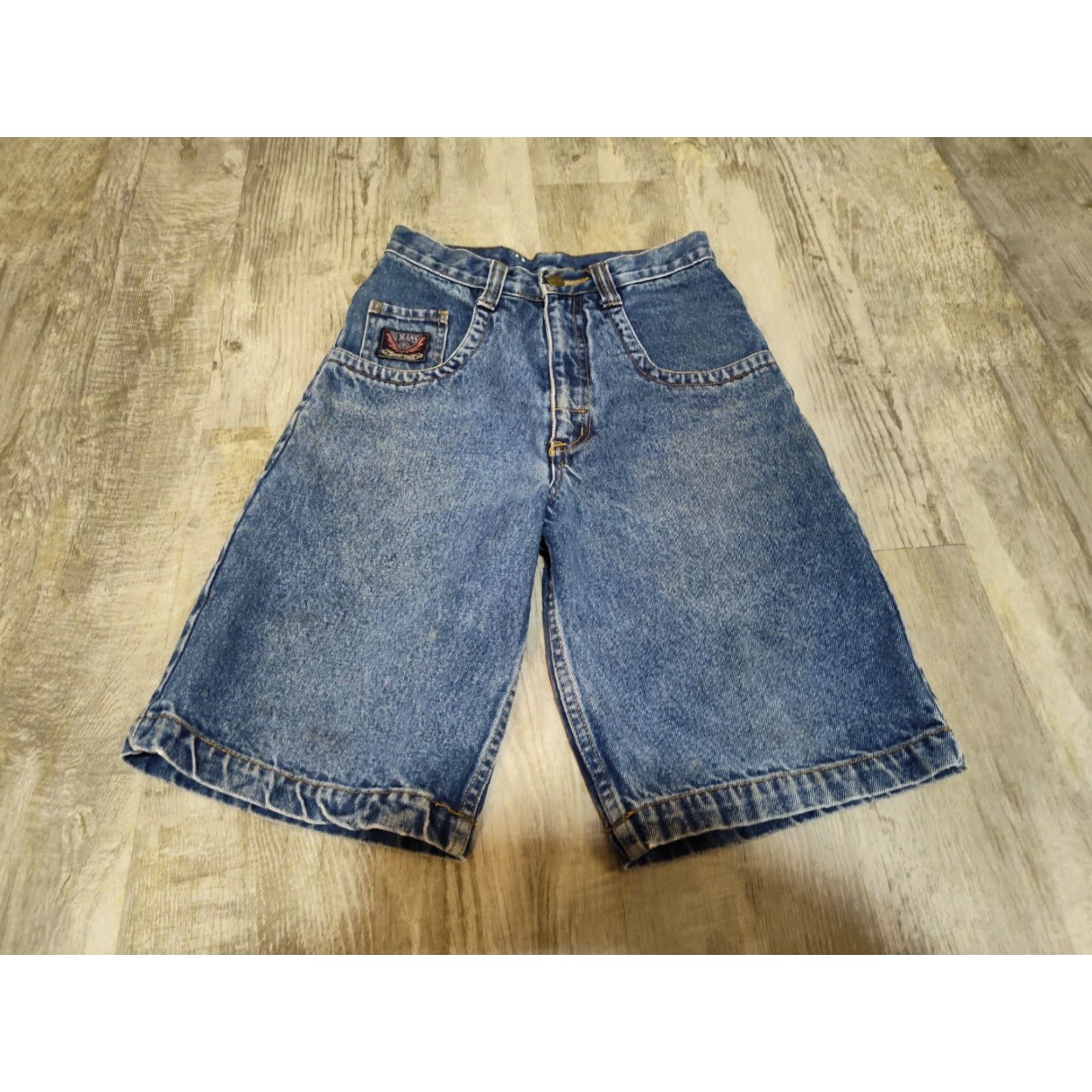 Denime VINTAGE U JEANS Denim Jean Shorts 12 Blue Baggy Hip Hop Skater Y2K Womens Size 34" / US 12 / IT 48 - 2 Thumbnail