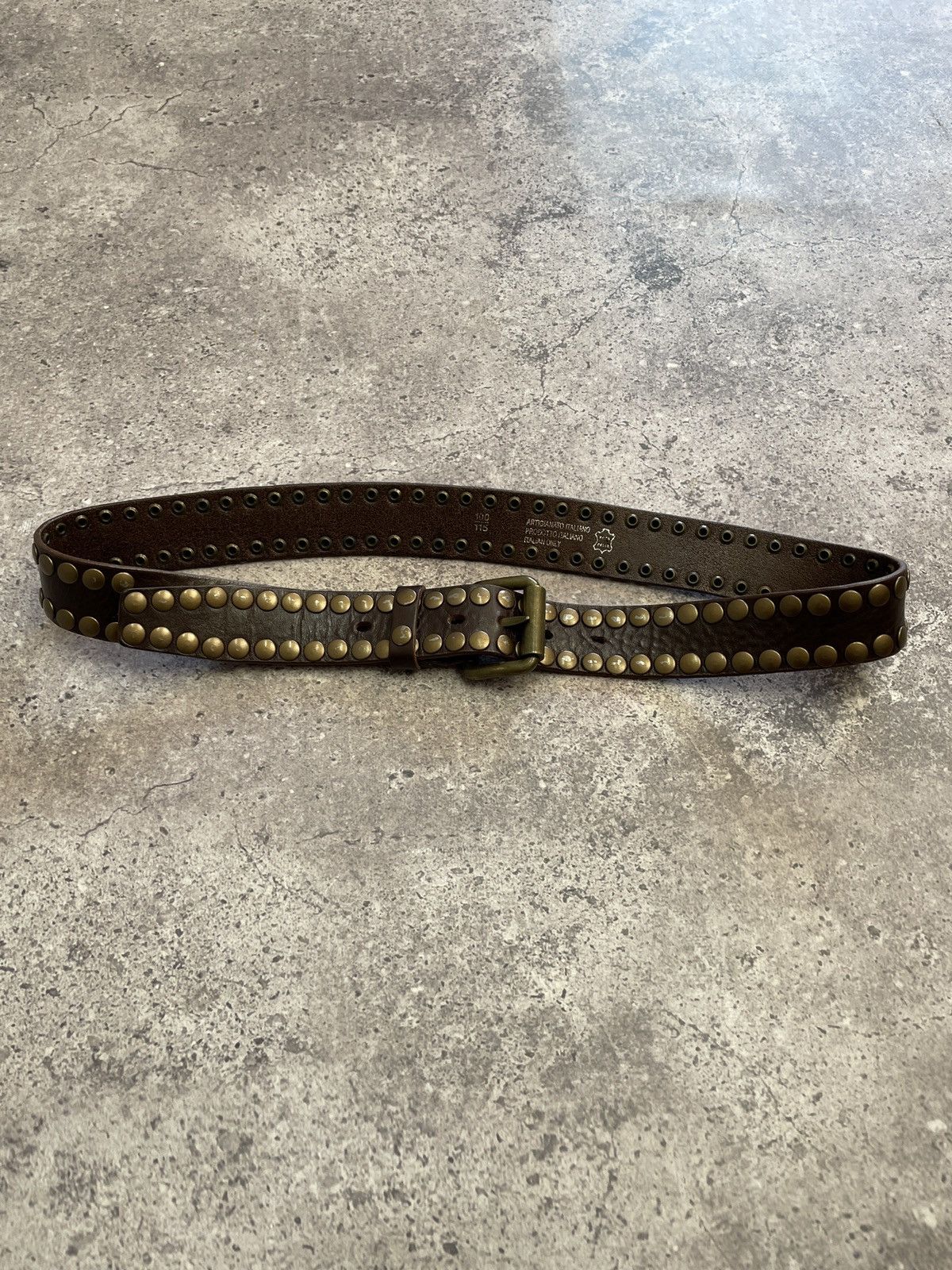 Hysteric Glamour Vintage Belt Y2K Rhinestones Punk Leather Belts size 34/36 Size 34 - 11 Thumbnail