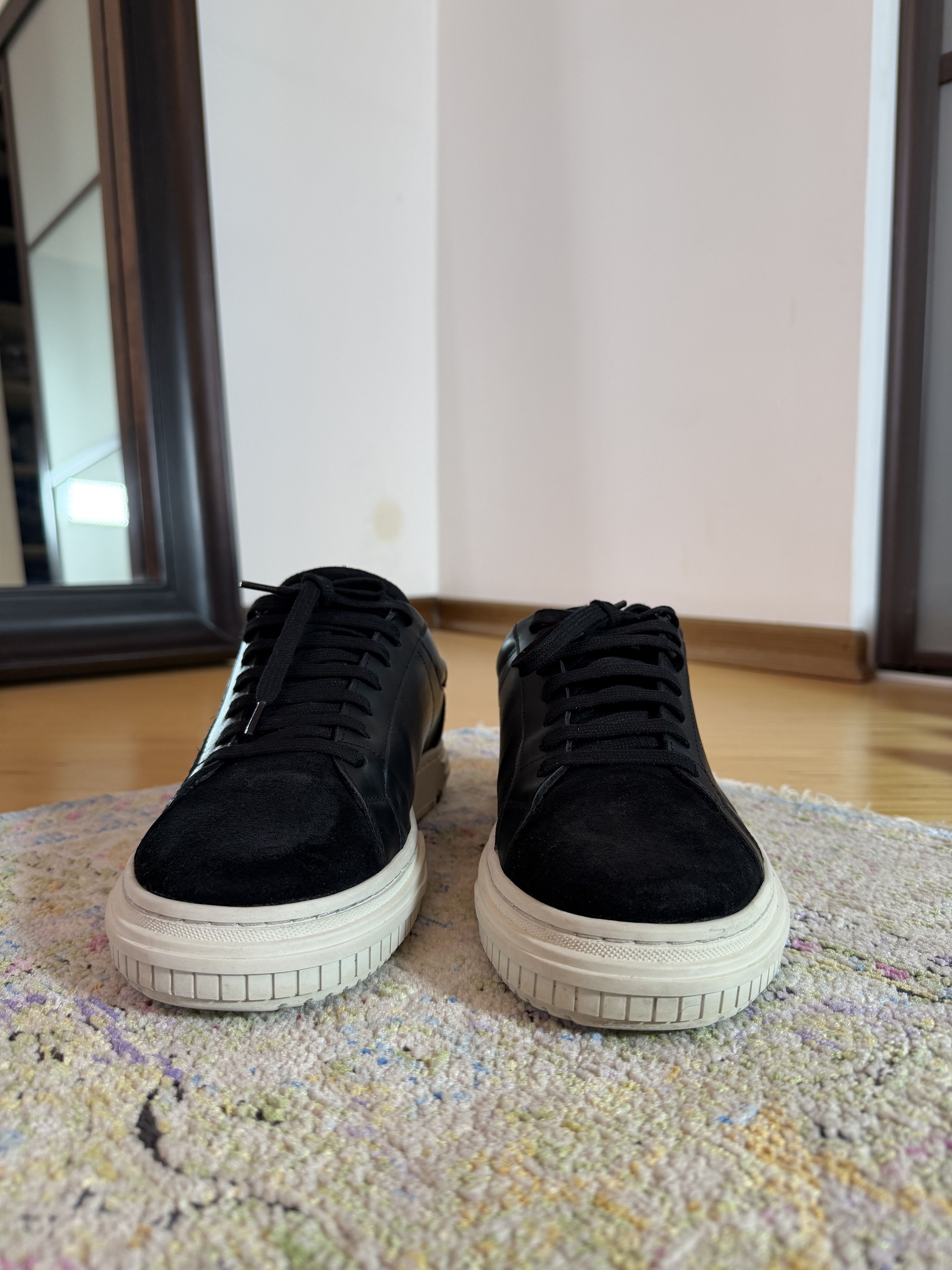 Axel Arigato Axel Arigato Atlas Black Suede Sneakers Size US 11 / EU 44 - 4 Thumbnail
