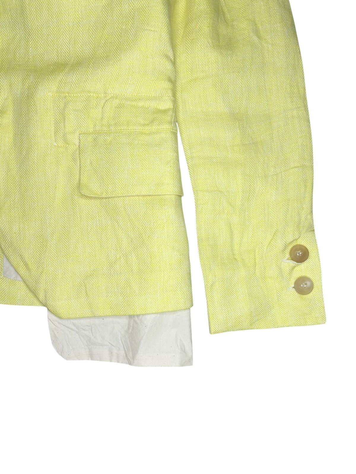 Paul Harnden Shoemakers Extended Pocket Linen Blazer Size XS / US 0-2 / IT 36-38 - 7 Thumbnail