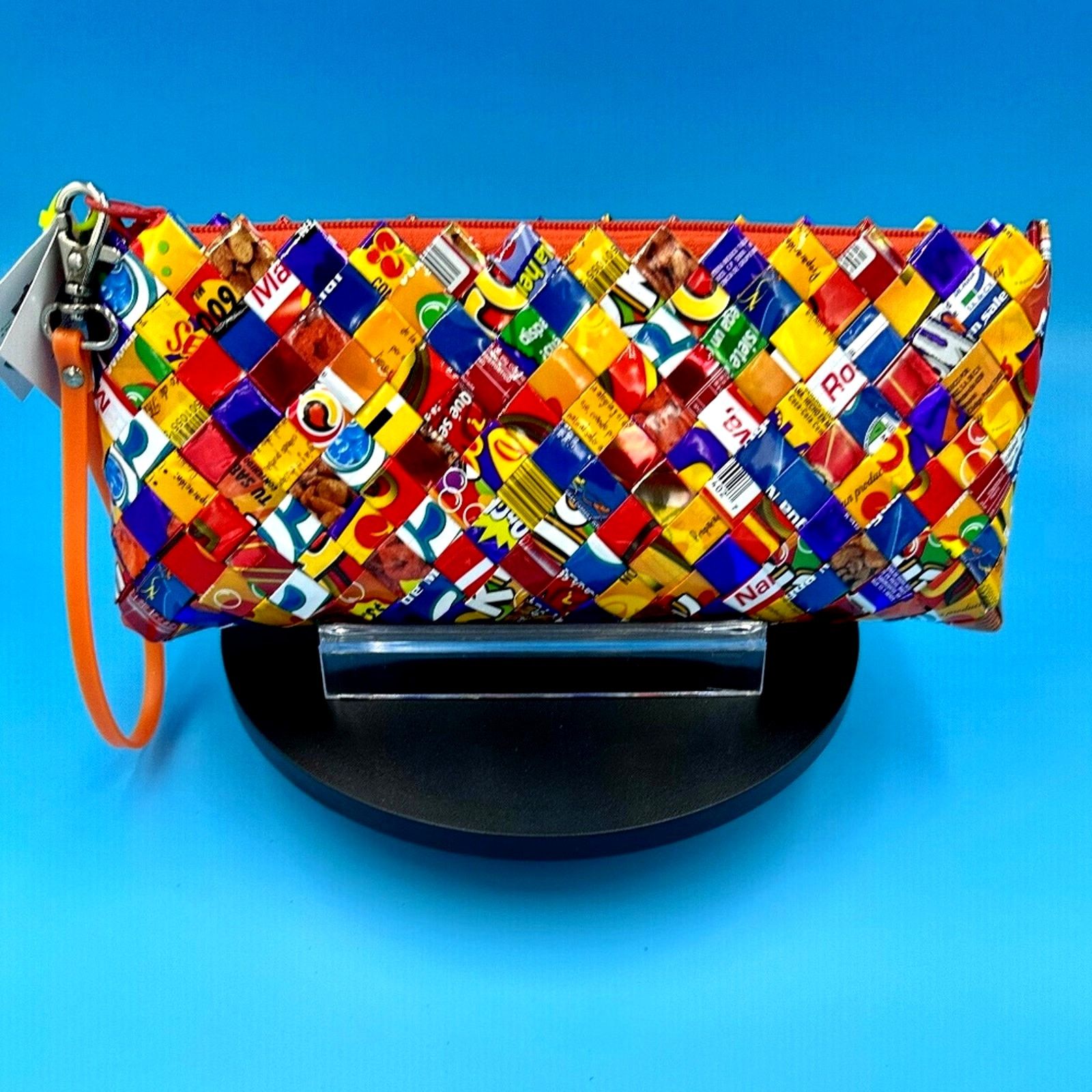 Other Handbag Bright Colorful Ecoist Candy Wrapper Clutch/Wristlet Size ONE SIZE - 6 Thumbnail