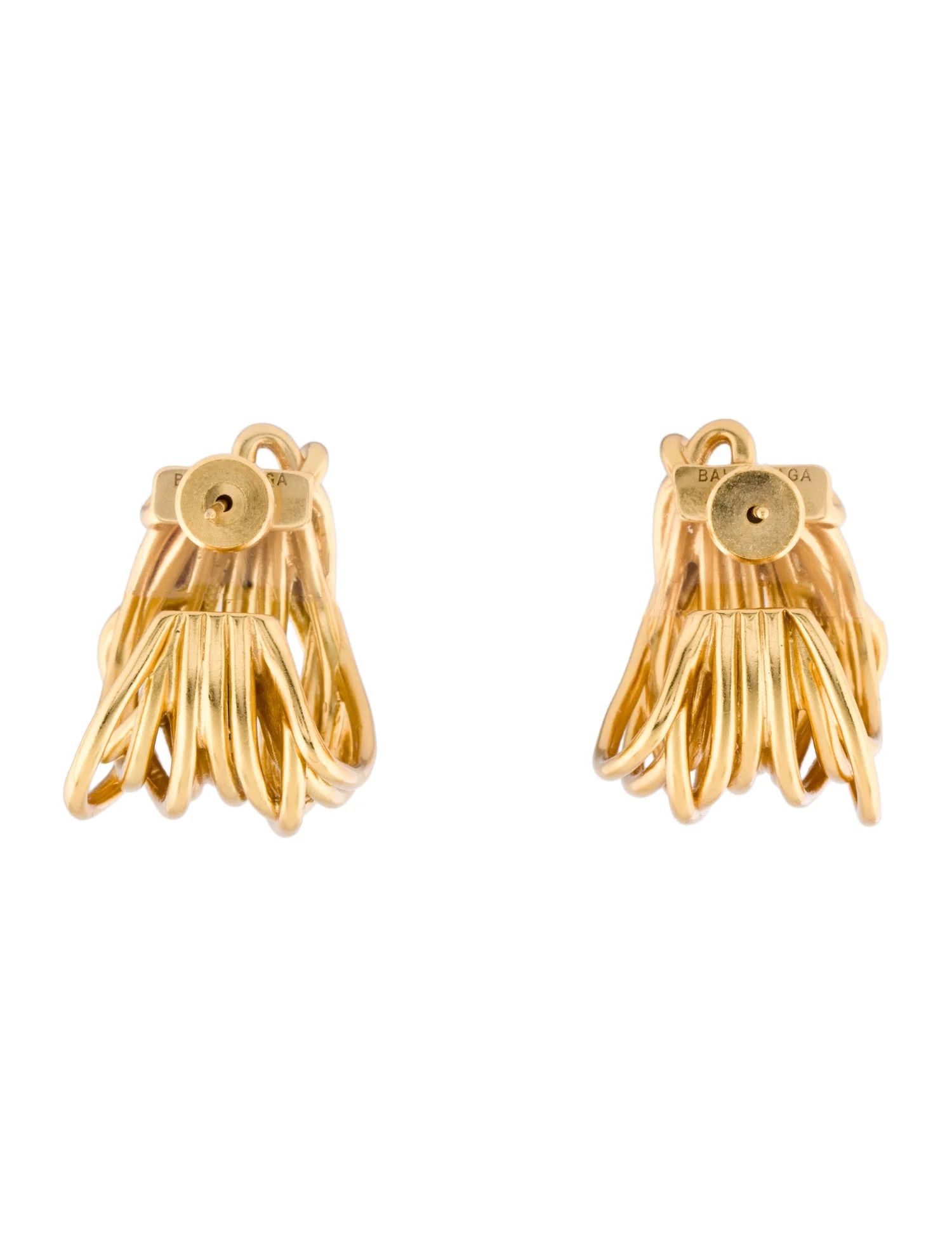Balenciaga o1la1rc1a0924 Size: OS / Wire Earrings in Gold Size ONE SIZE - 2 Thumbnail