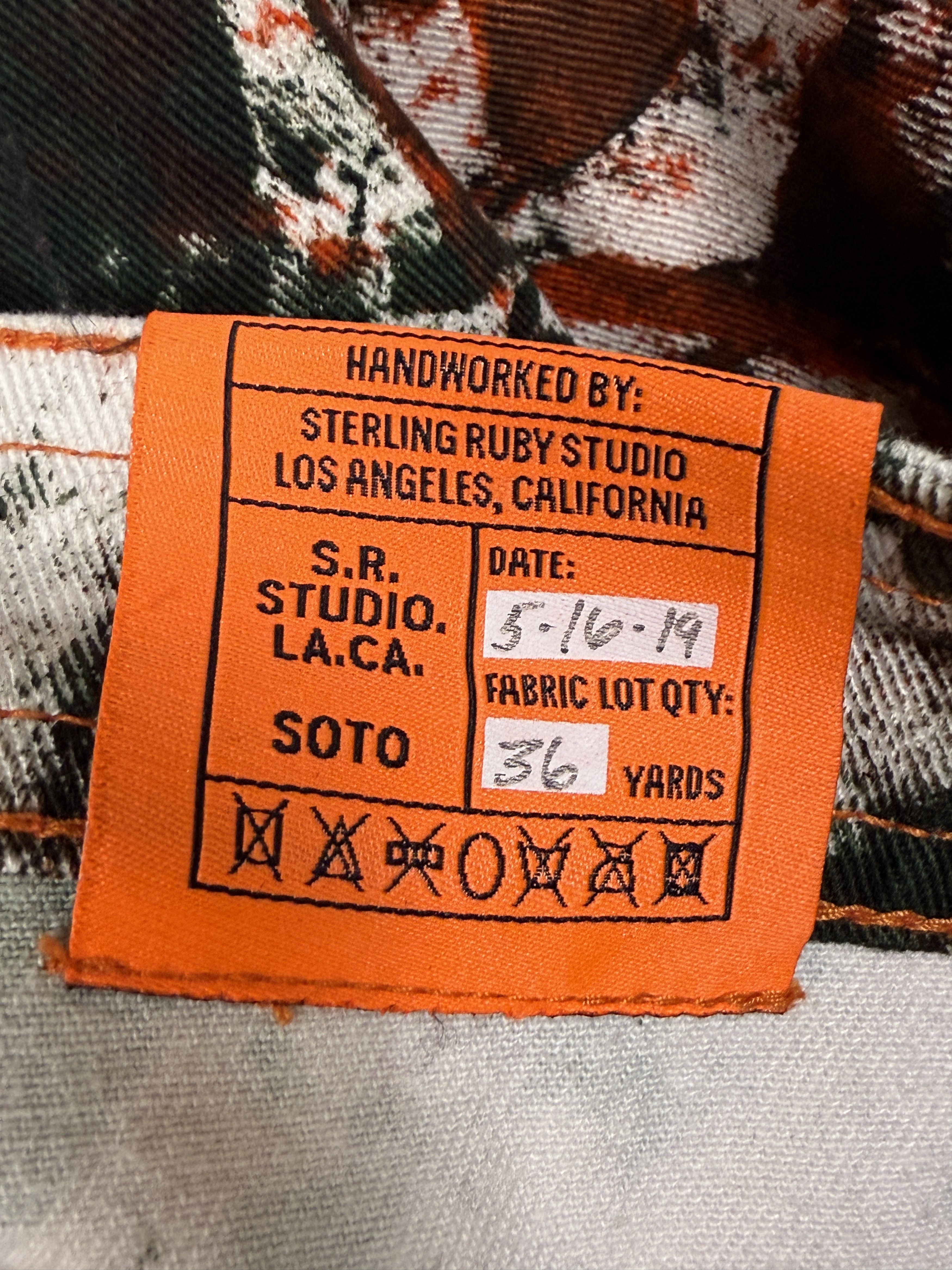 Sterling Ruby $1295 S.R. Studio Hand-Dyed Soto Cropped Jean Jacket Size S / US 4 / IT 40 - 13 Thumbnail