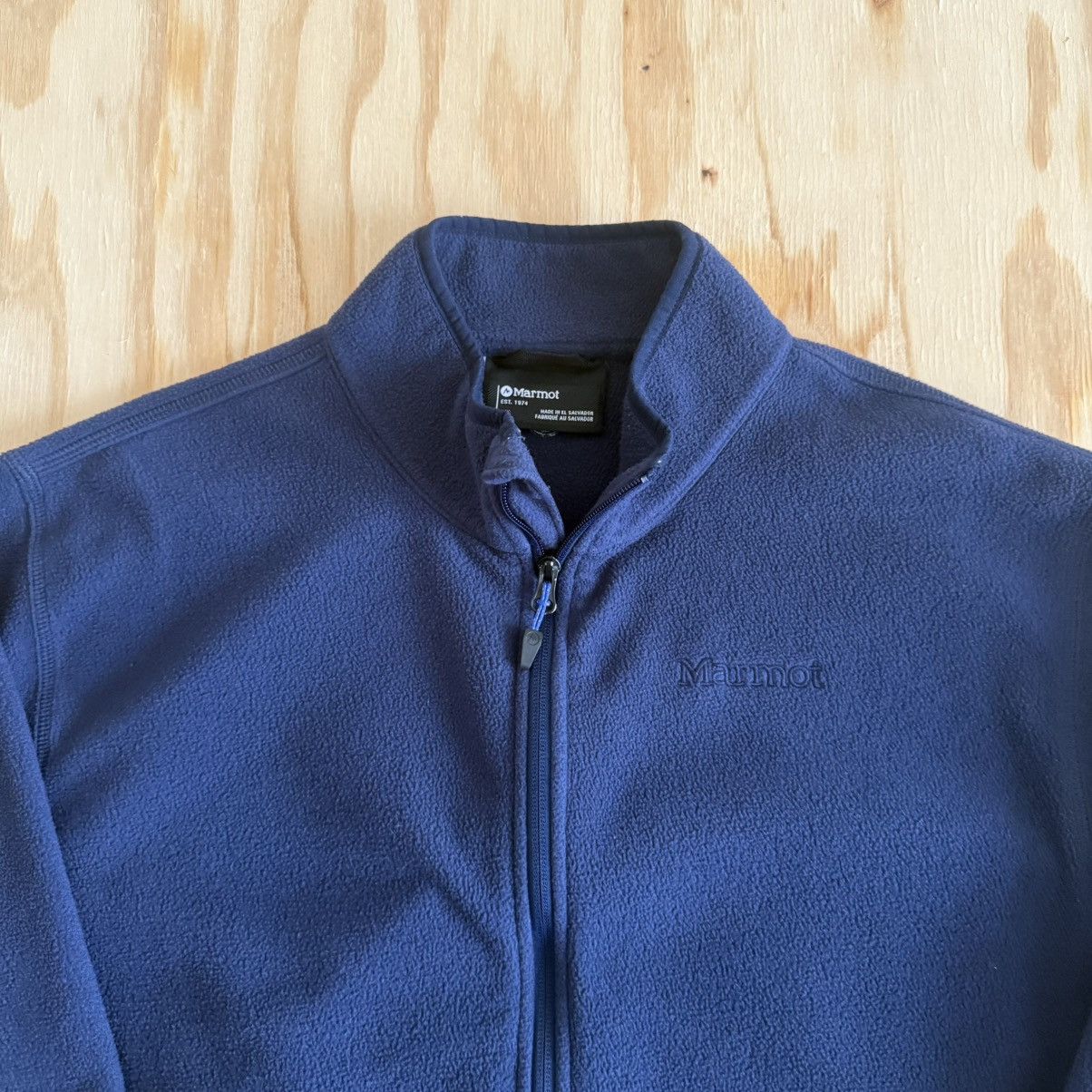 Marmot Marmot Fleece Jacket Blue Full Zip Outdoor Lightweight Mens Size US L / EU 52-54 / 3 - 2 Thumbnail