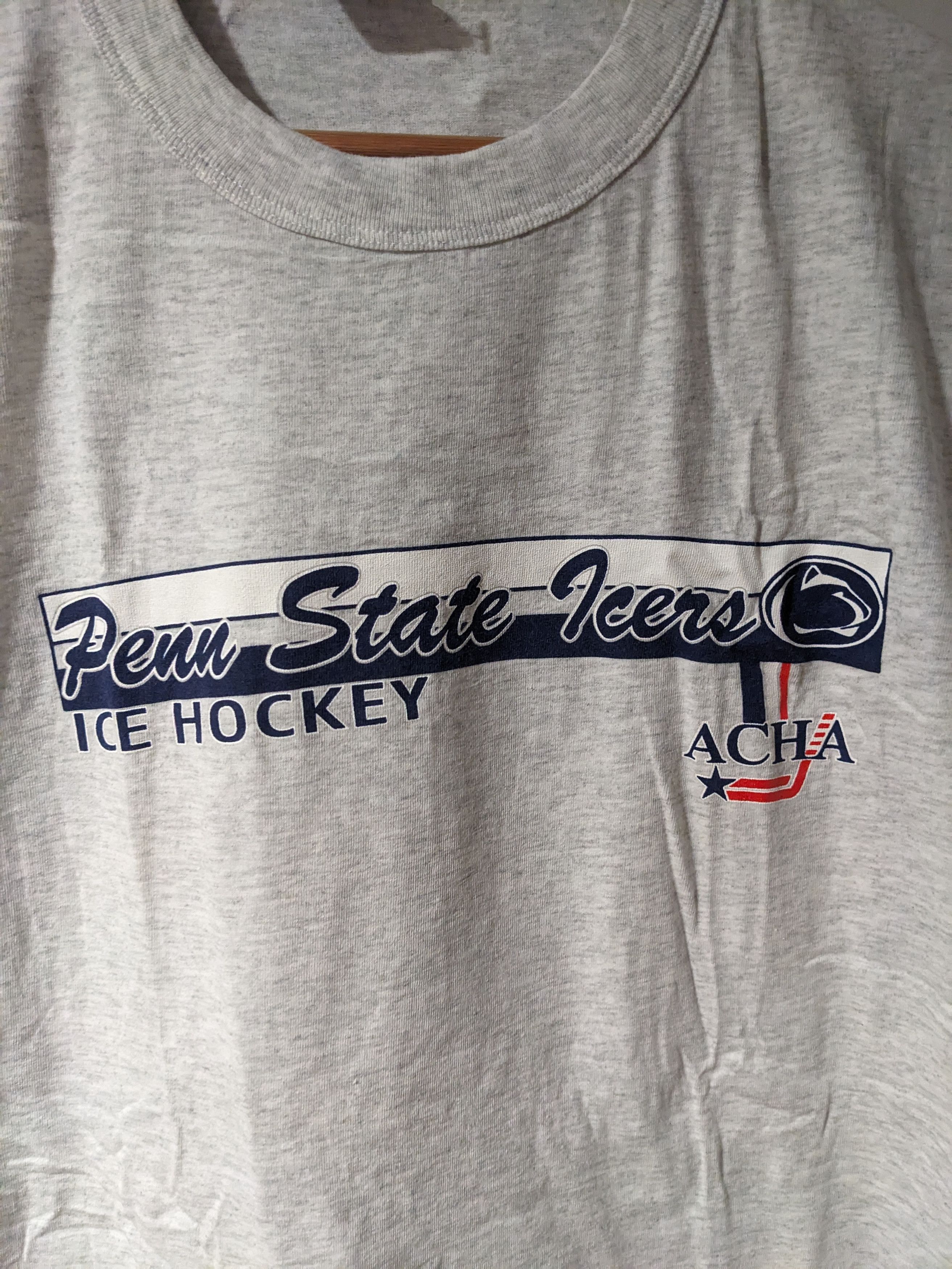 Vintage Vintage 90s Penn State University Ice Hockey 2XL T-Shirt Size US XXL / EU 58 / 5 - 2 Thumbnail