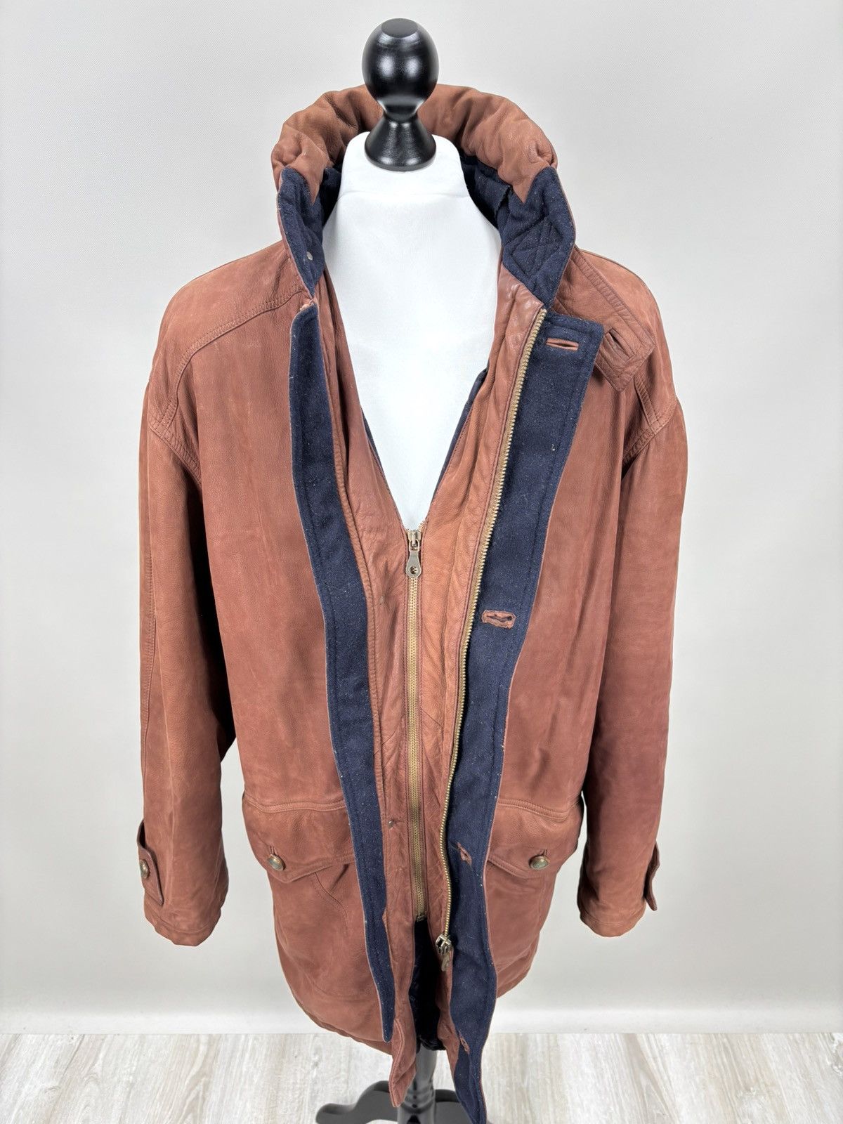 Yves Saint Laurent Mens vintage leather jacket Yves Saint Laurent Size 50 Size US M / EU 48-50 / 2 - 13 Thumbnail