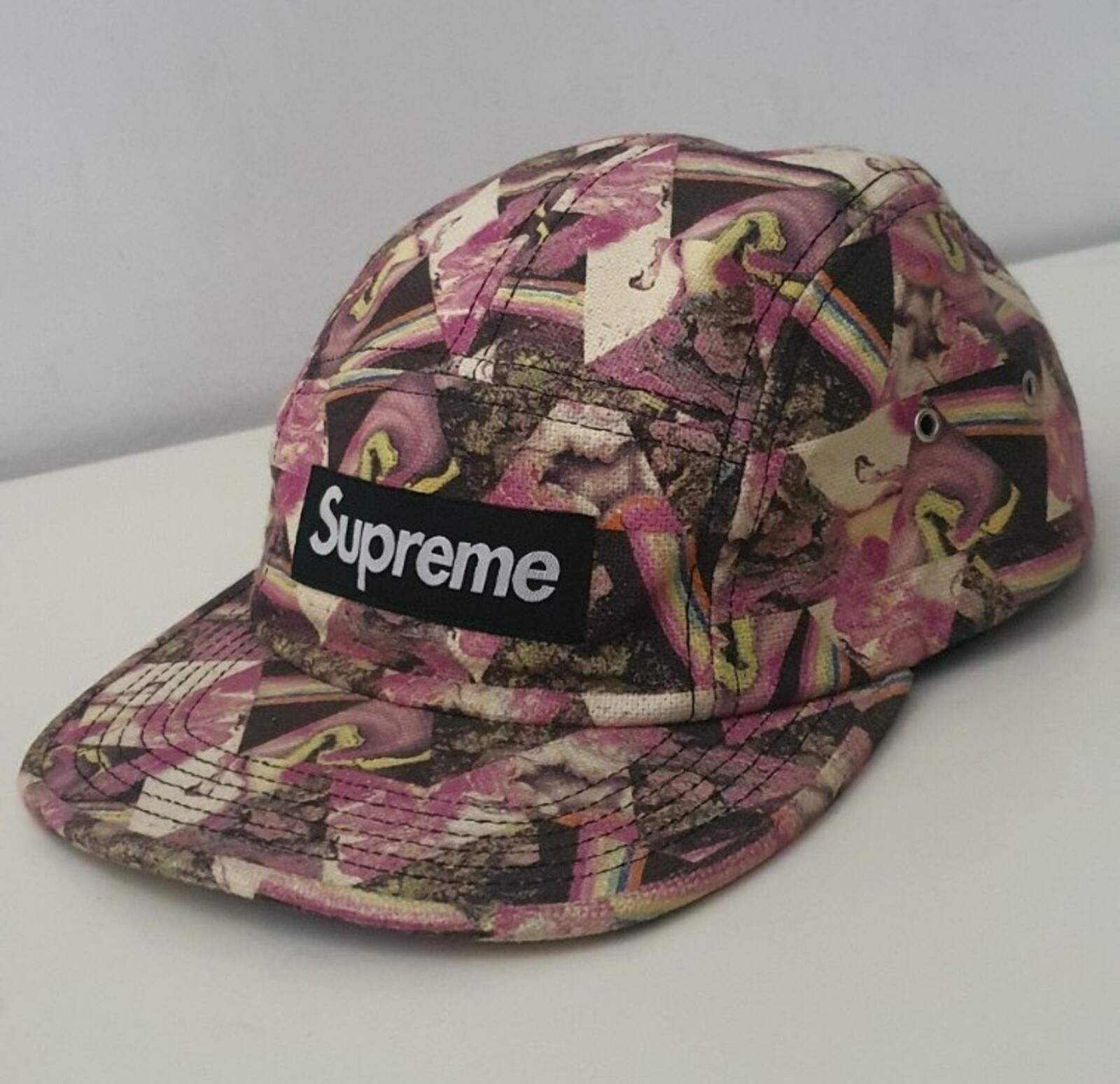 Supreme Supreme X Liberty Fabrics Purple Leopard Camp cap | Grailed