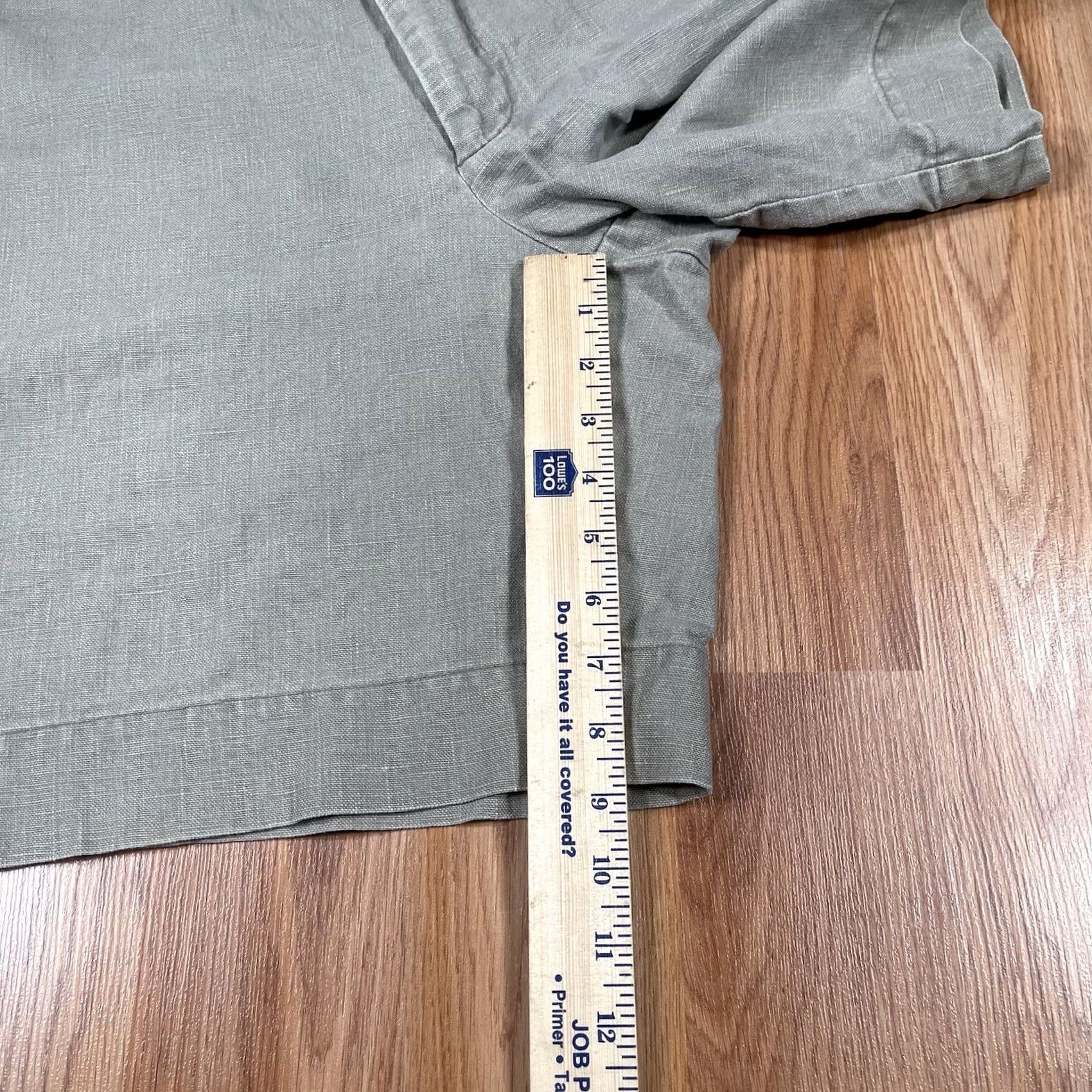 Cubavera Cubavera Shorts Mens 36 Beige Linen Cotton Blend Flat Front Khaki Chino Slack Mens Regular Flat Front Nylon? Size US 36 / EU 52 - 6 Thumbnail